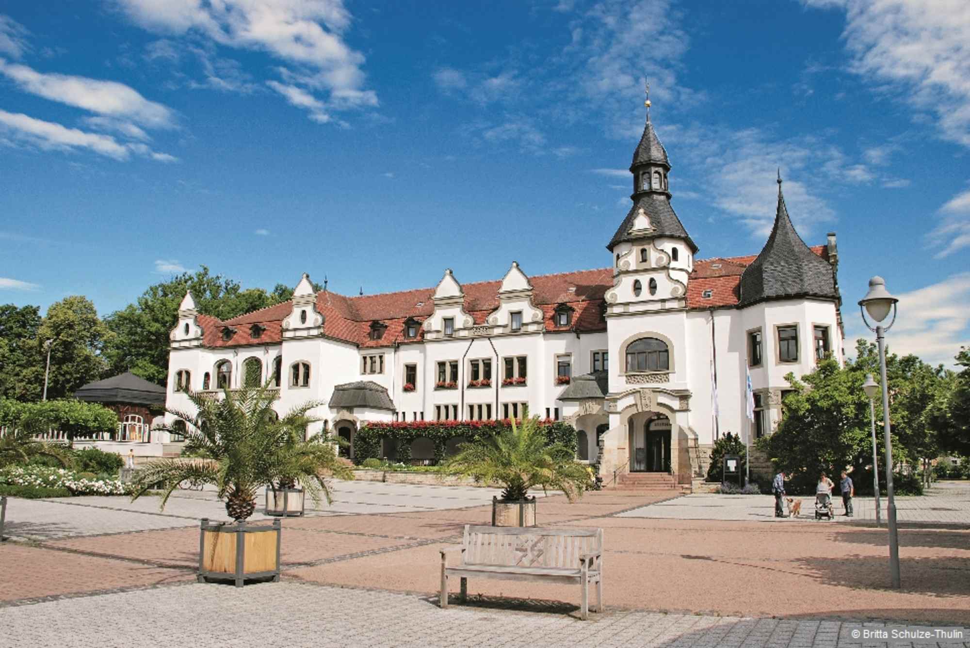 Das Jugendstil-Kurhaus in Bad Schmiedeberg.
