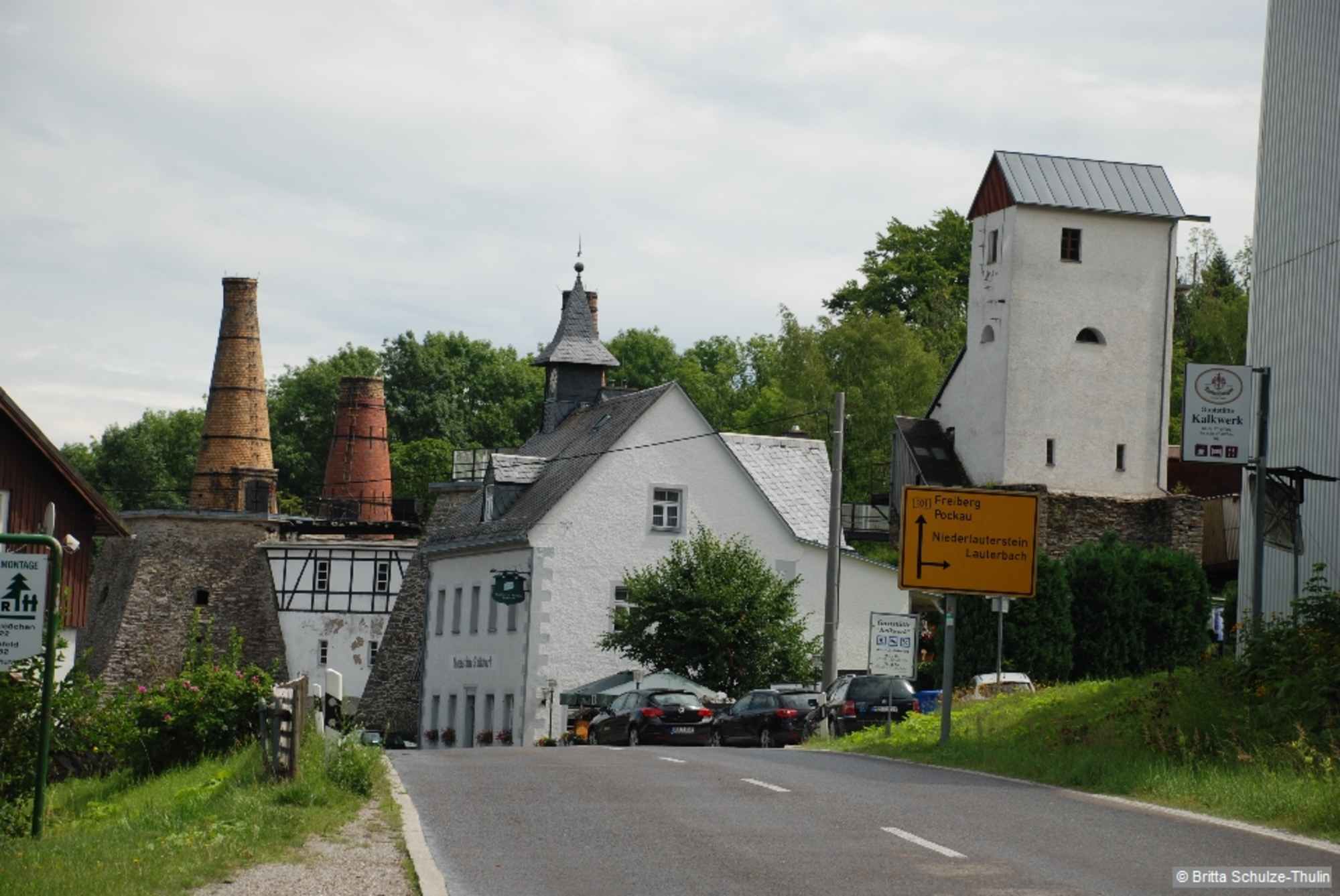 Kalk ist im Erzgebirge selten zu finden – umso bedeutender war der Kalkabbau bei Lengefeld, der schon für 1549 belegt ist.
