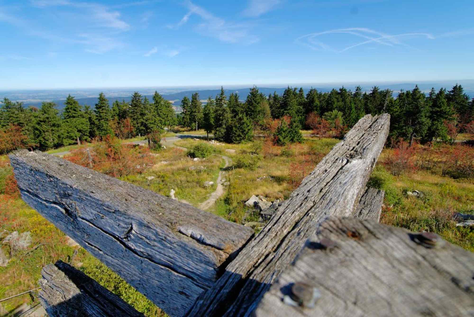 Höhenweg Fichtelgebirge - 2.Tag: Von Seehaus auf den Ochsenkopf