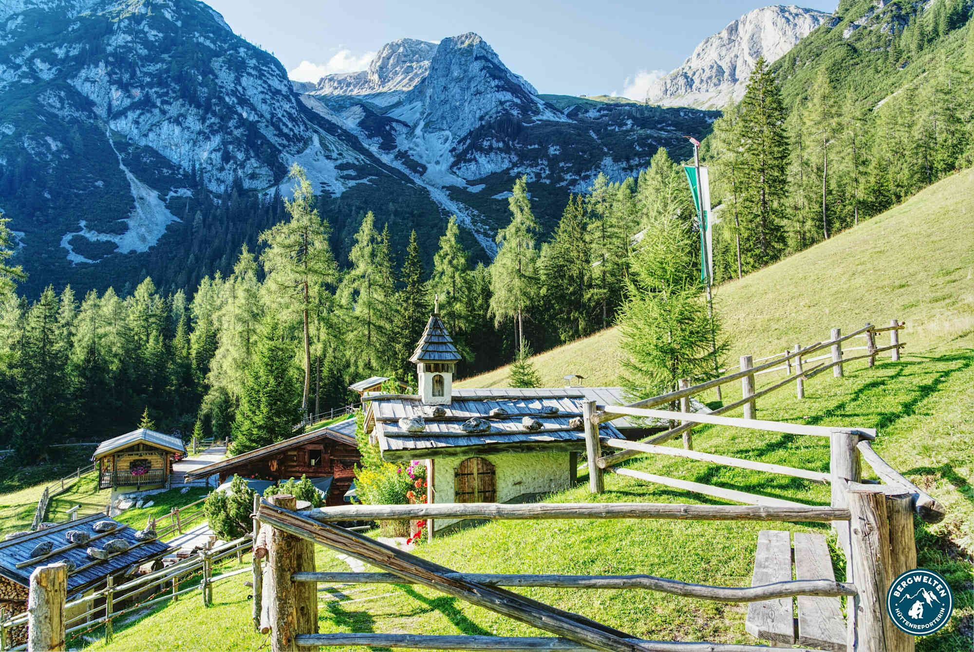 Die wunderschöne Umgebung der Lärchbodenalm