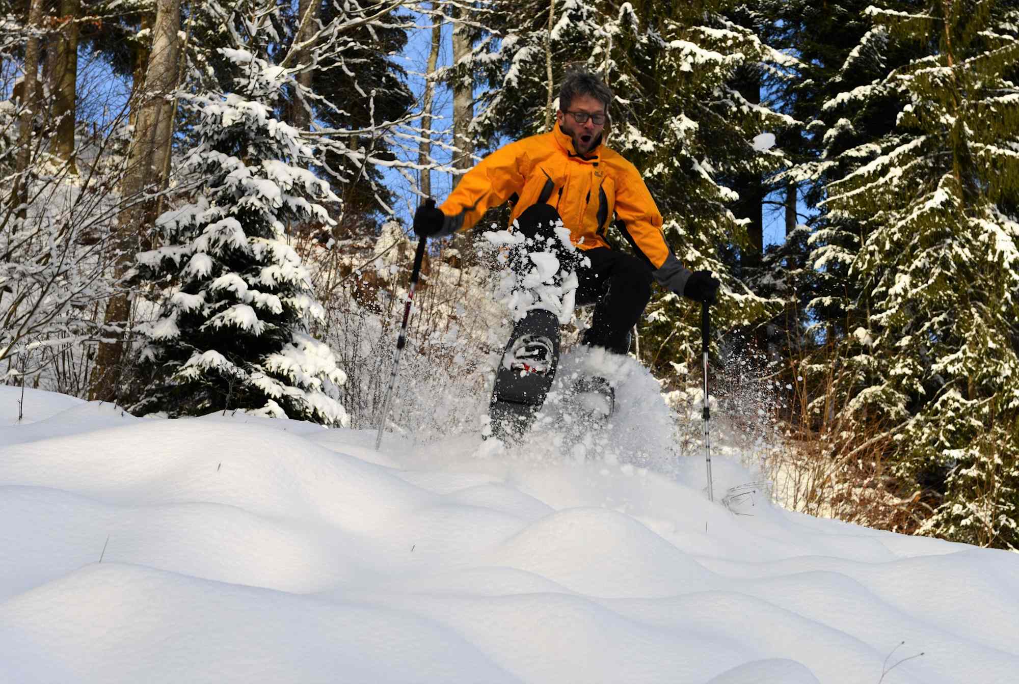 Spass im Pulverschnee
