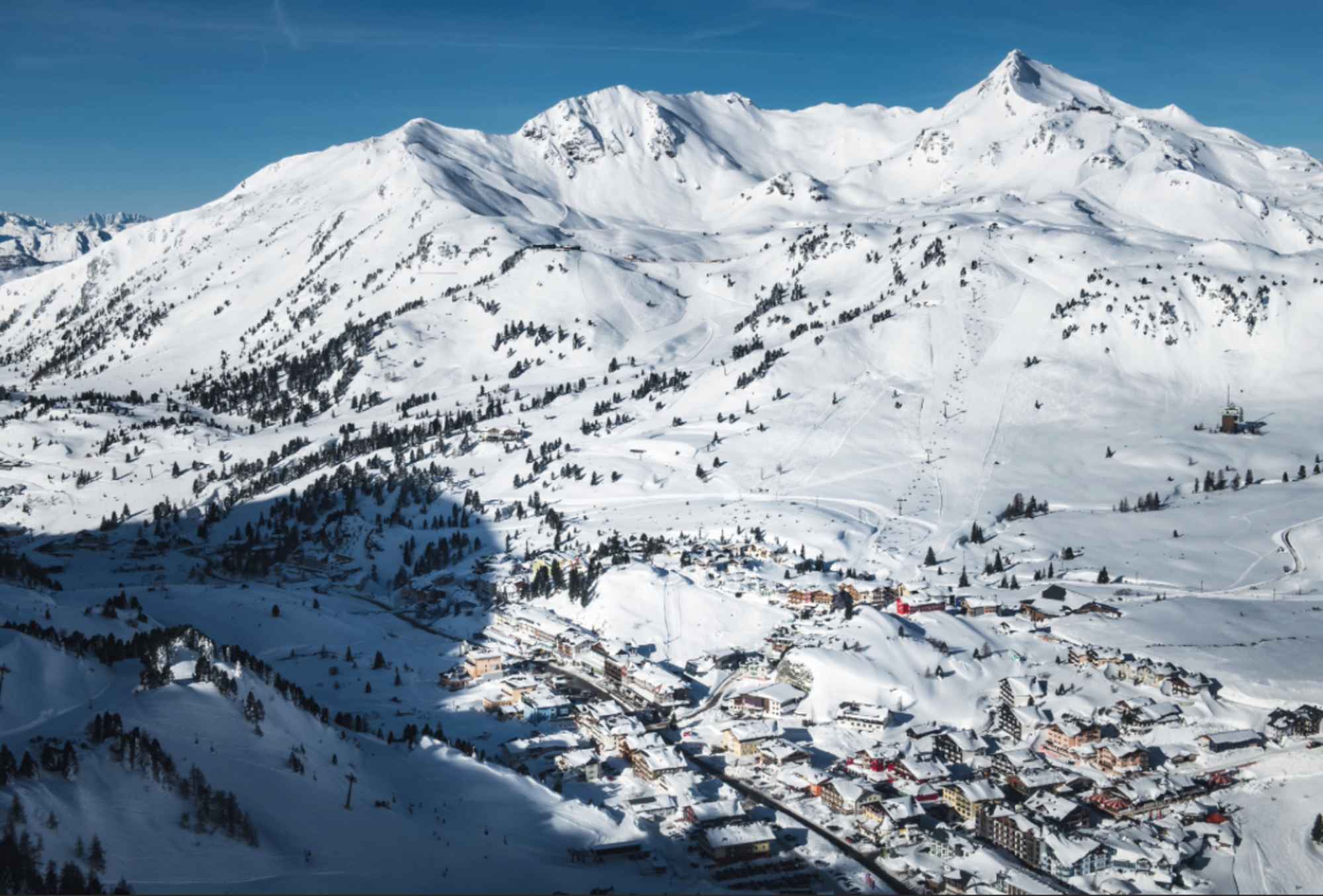 Der bekannte Wintersportort Obertauern