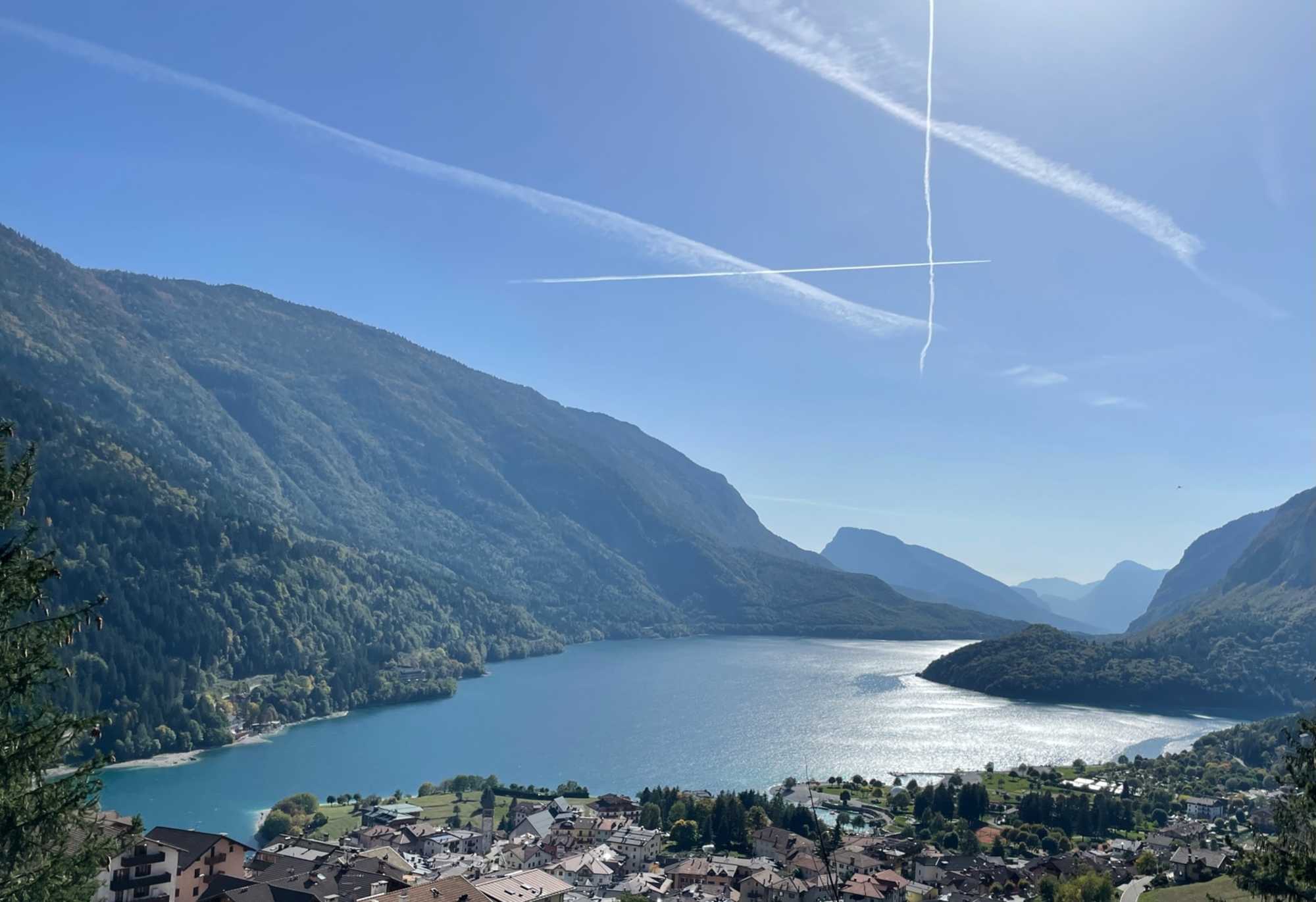 Blick auf den Molvenosee