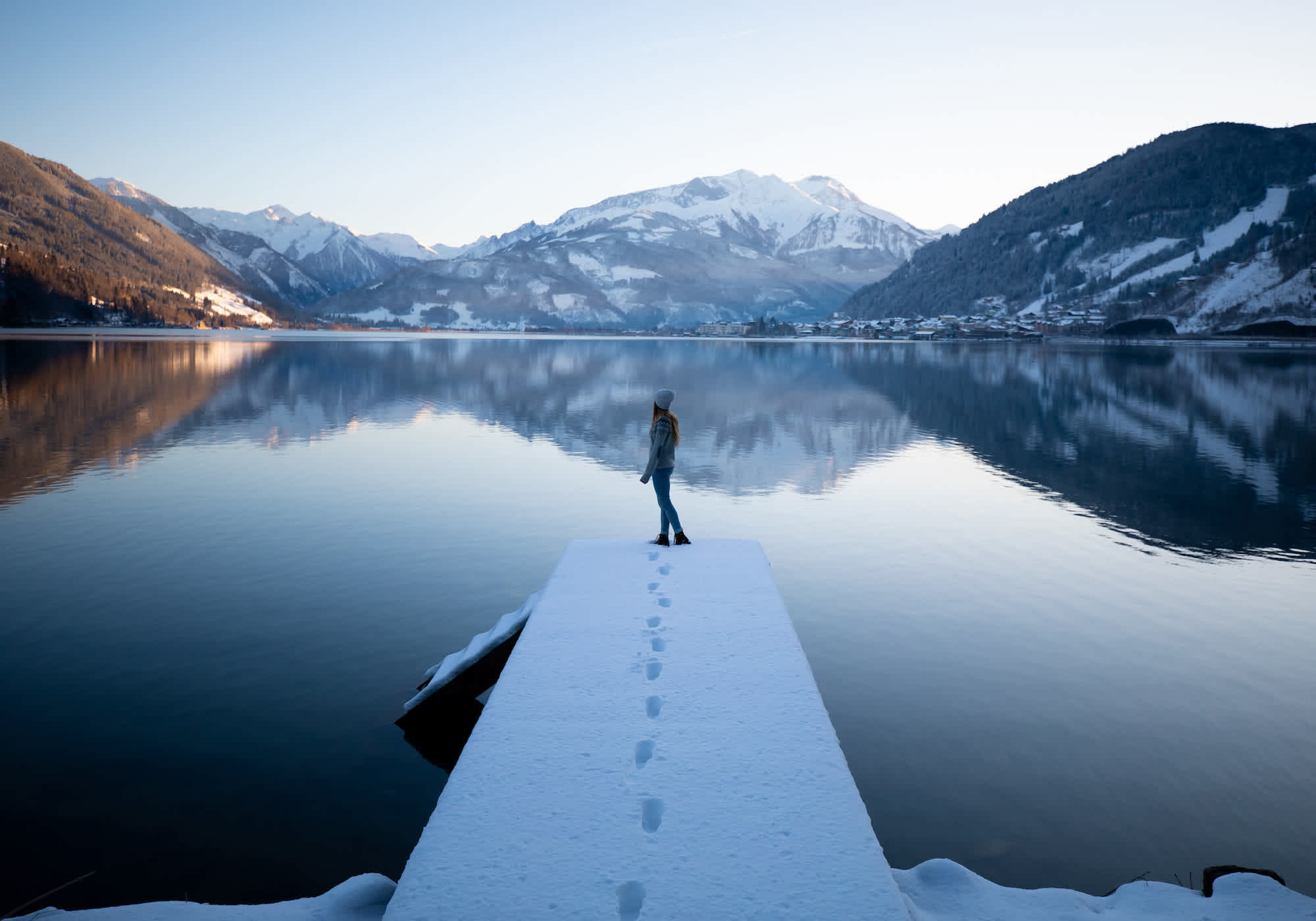 Stille Momente am Ufer des Zeller Sees