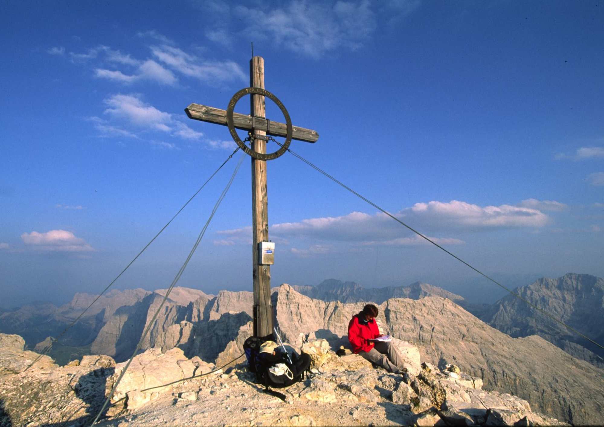 Am Gipfel der Birkkarspitze