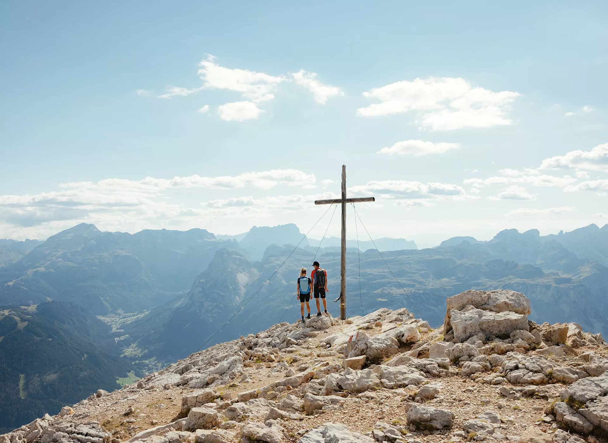 Gipfel der 4 Peaks Wanderung im Alta Badia