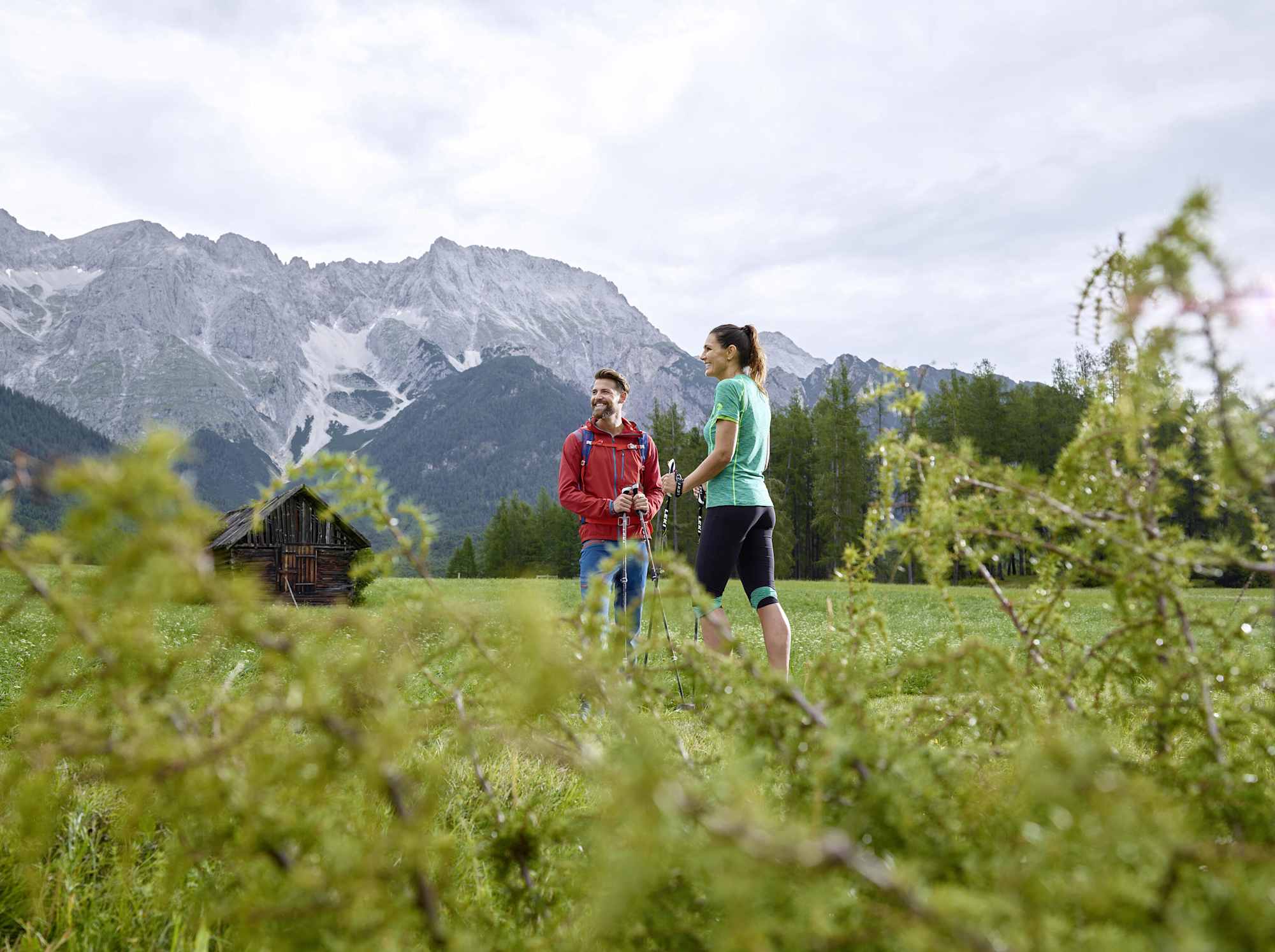 Nordic Walking am Mieminger Plateau