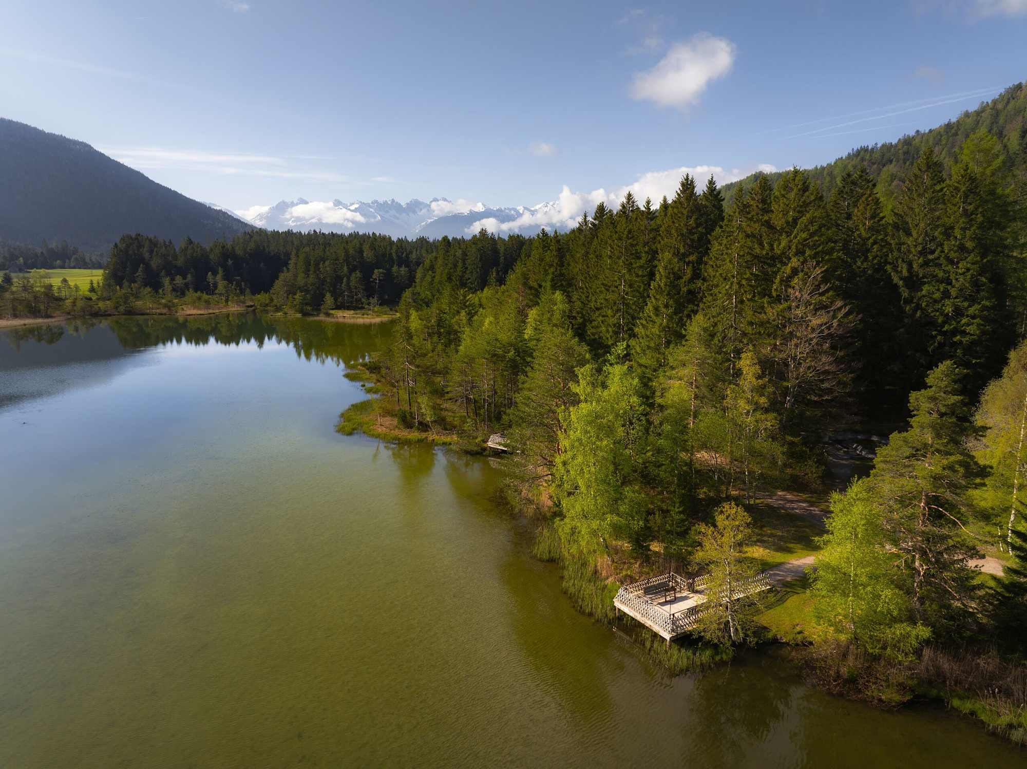 Wildsee im Frühling bei Morgenstimmung