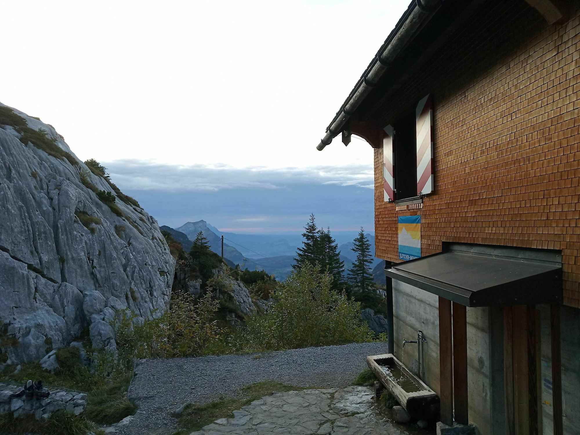 Eingangsbereich der Lidernenhütte