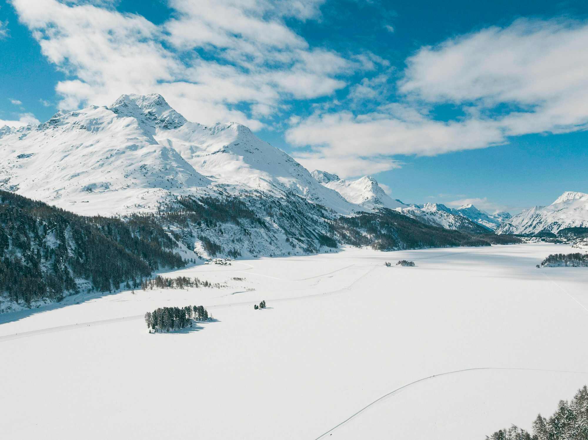 Winter am Silser See
