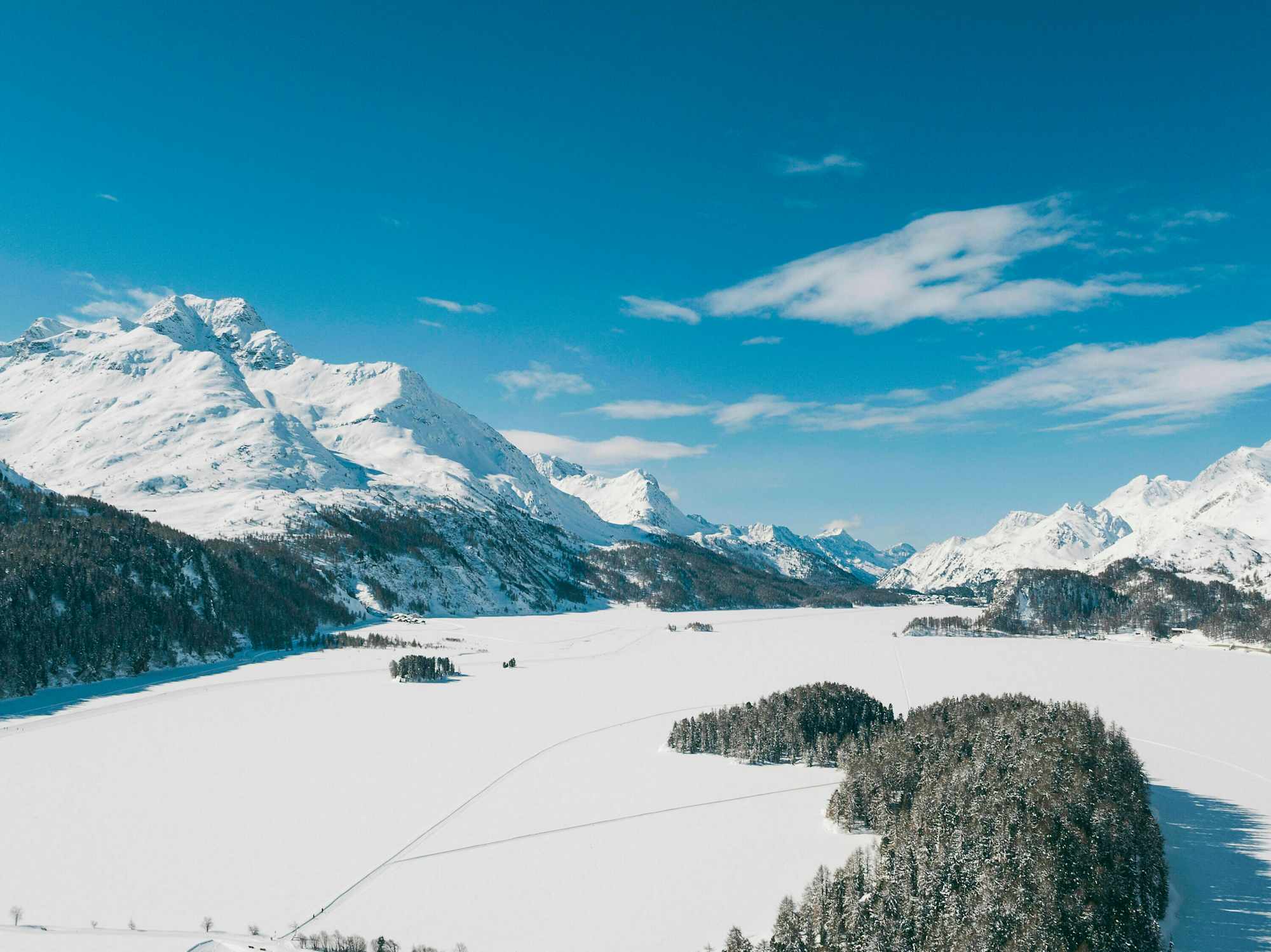 Winter am Silser See