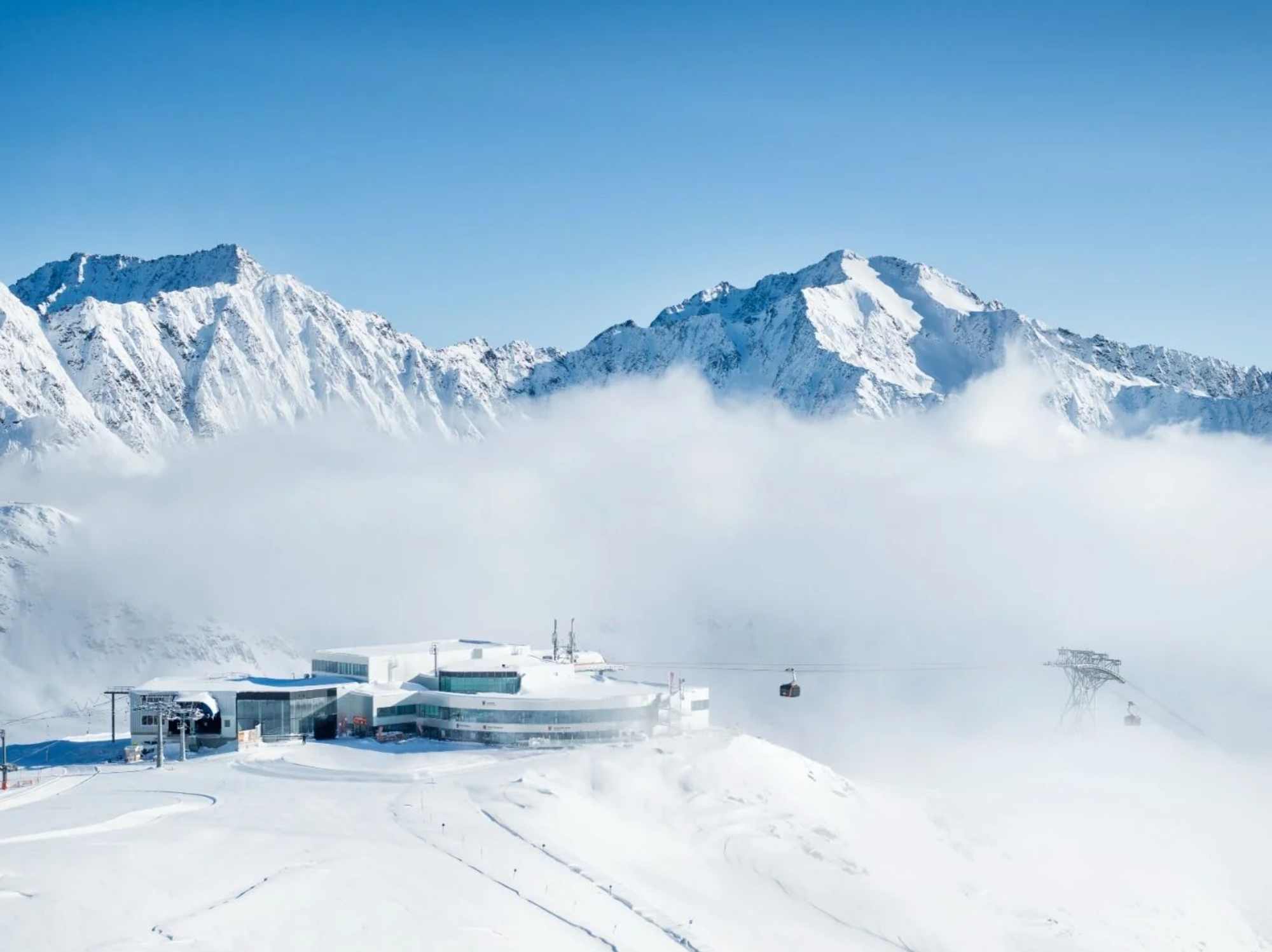Bergstation Eisgrat am Stubaier Gletscher