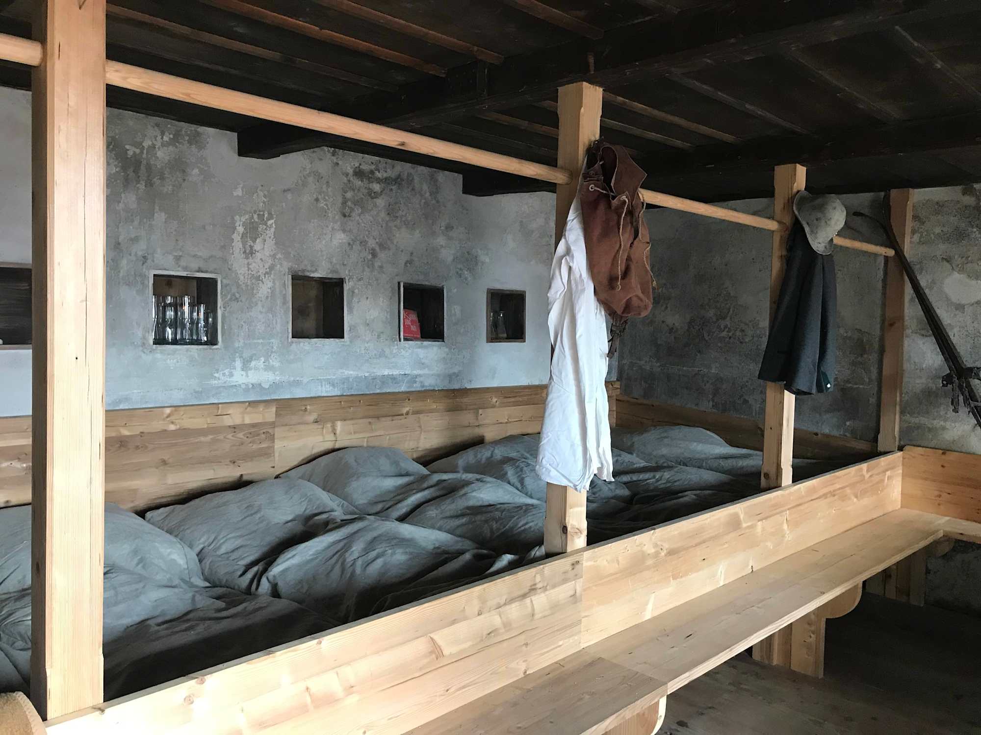 Schlaflager in der Alten Prager Hütte