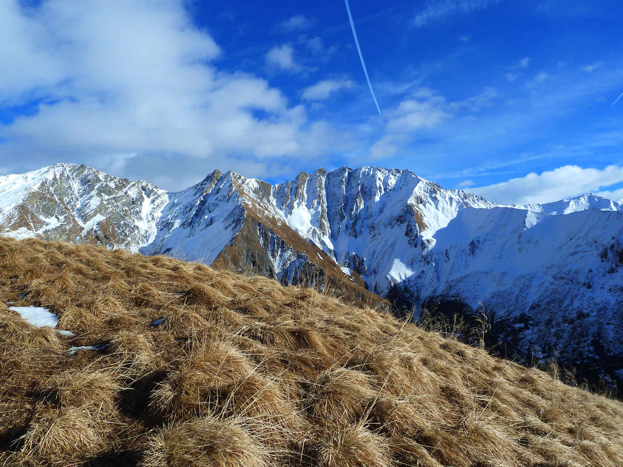 In hohen Lagen bleibt der im Herbst gefallene Schnee meist schon liegen.