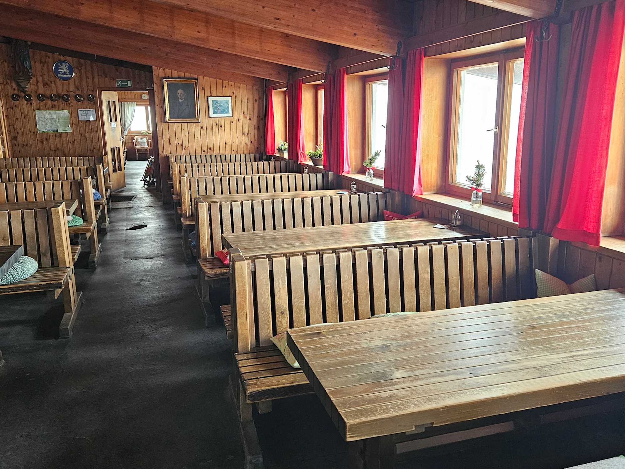 Die Gaststube im Hochfellnhaus