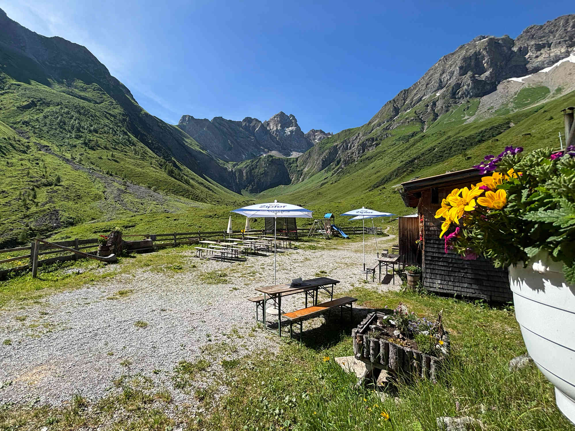 Baumgartalm - Blick taleinwärts