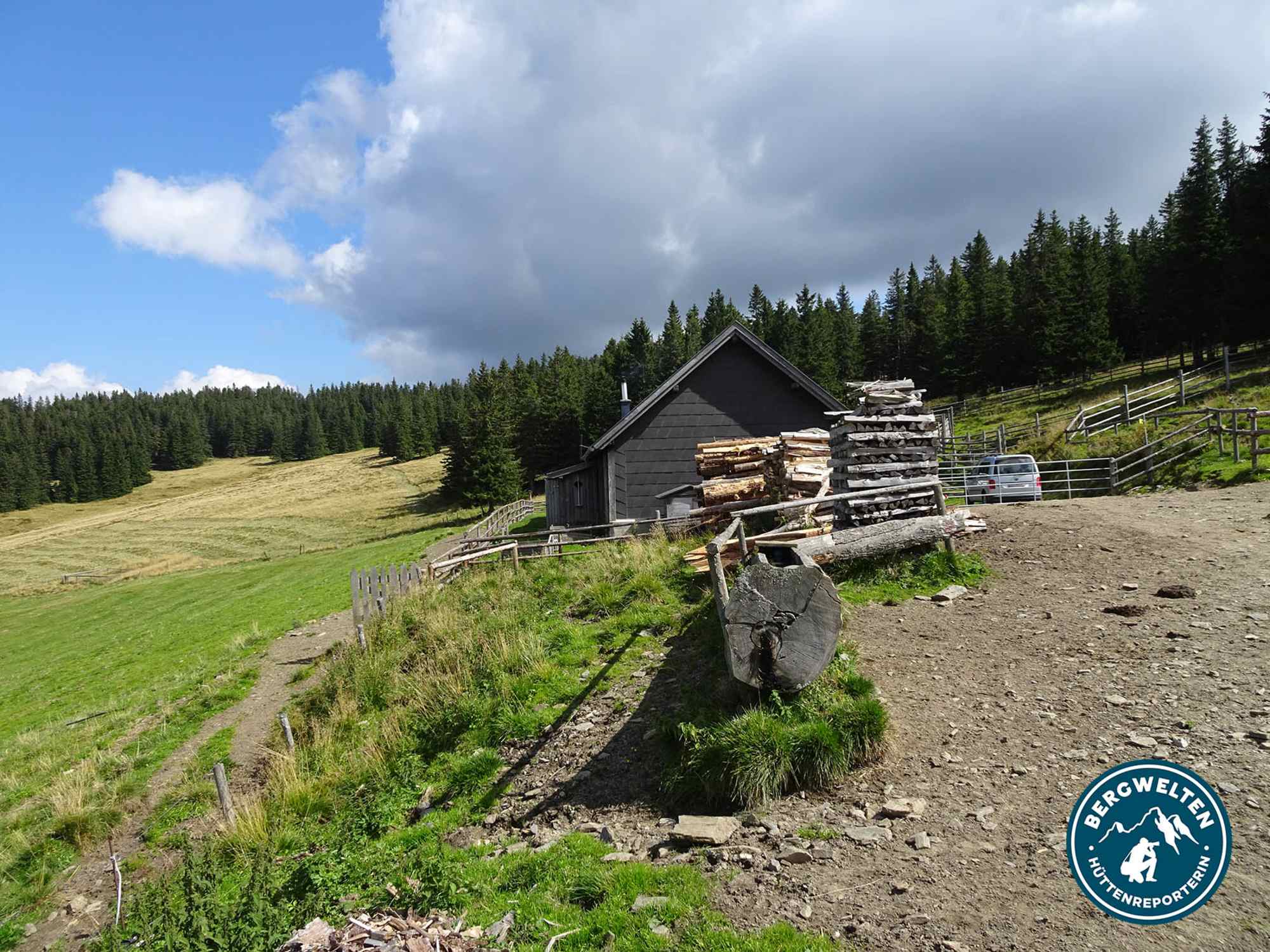 Die Kranichberger Schwaig an der Grenze von Niederösterreich zur Steiermark.