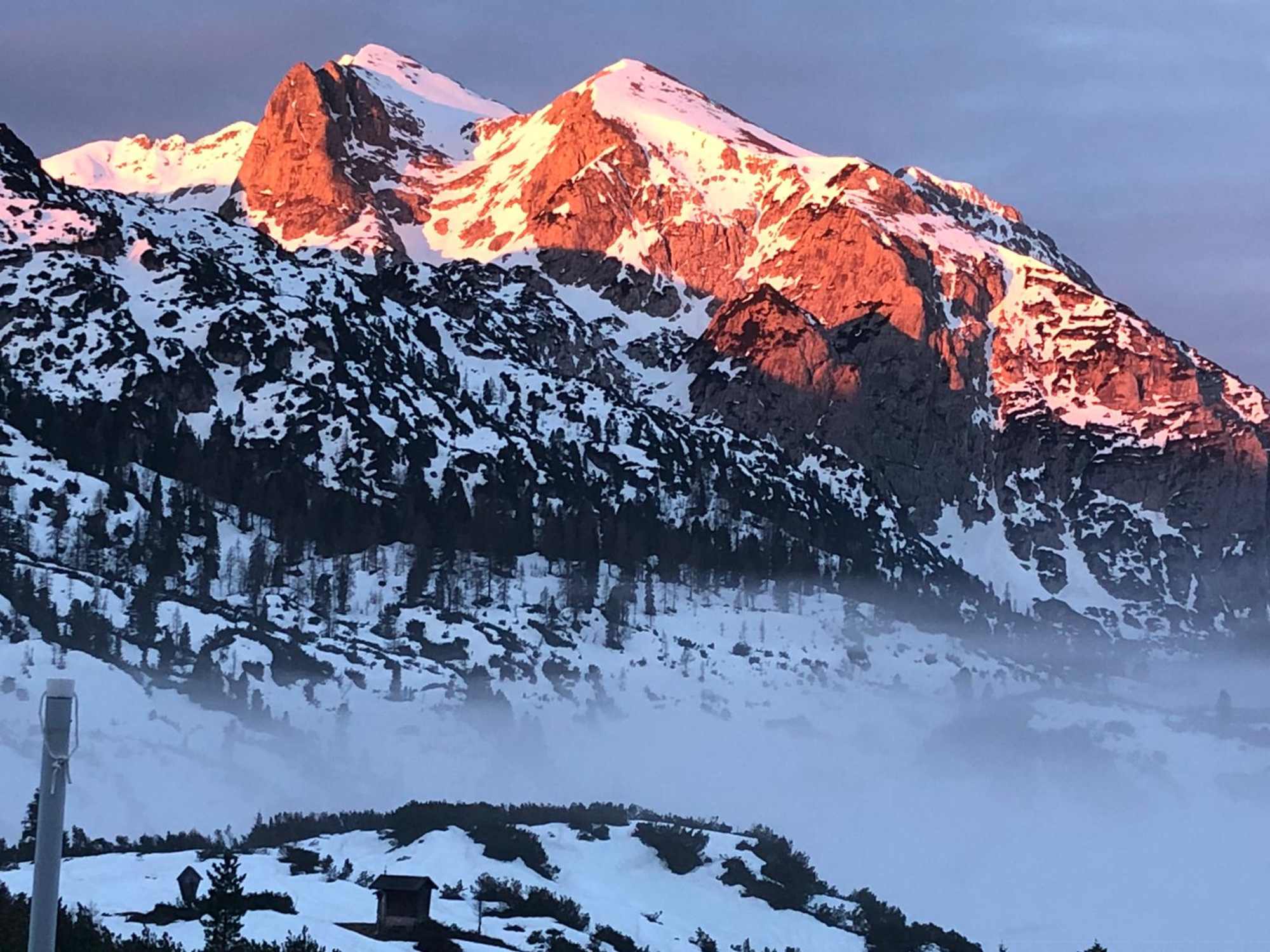 Blick auf das kleine (rechts) und das große (links) Häuselhorn