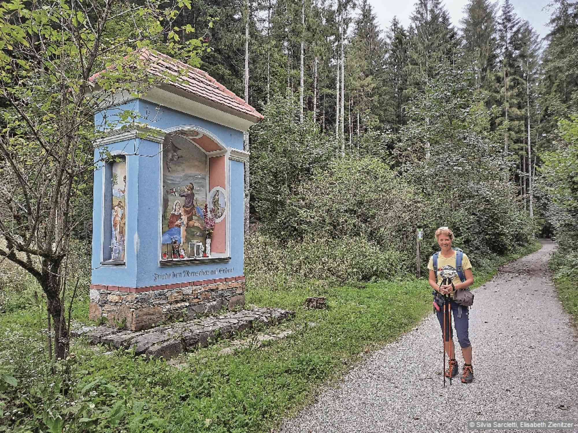 Ein farbenfroher Bildstock im Bärental.