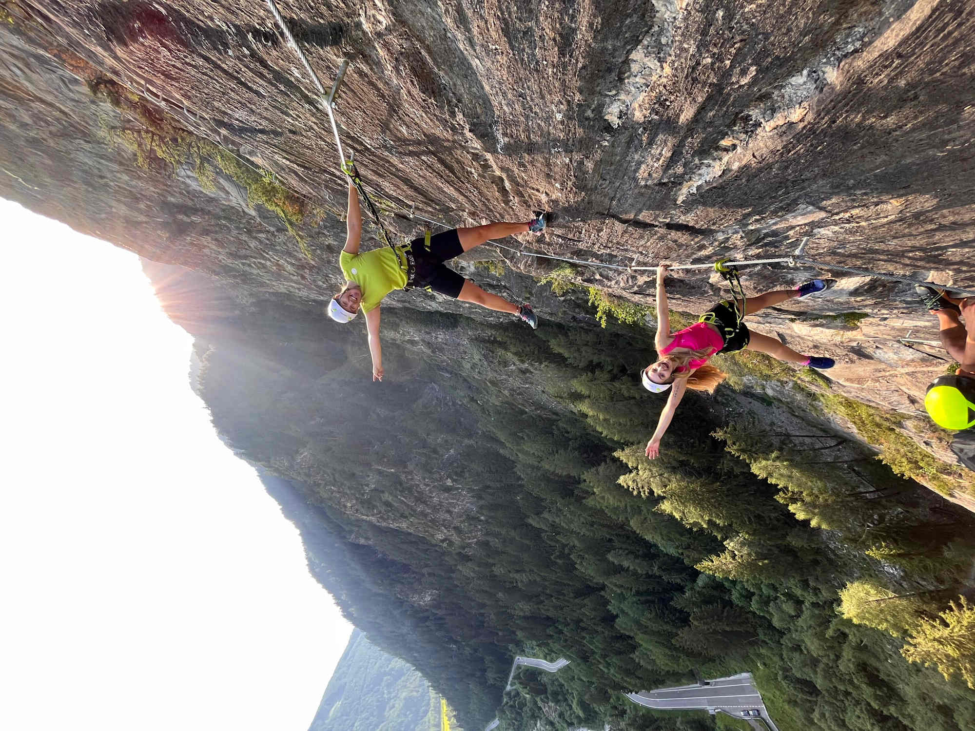 Viel Spaß am Ölberg-Klettersteig