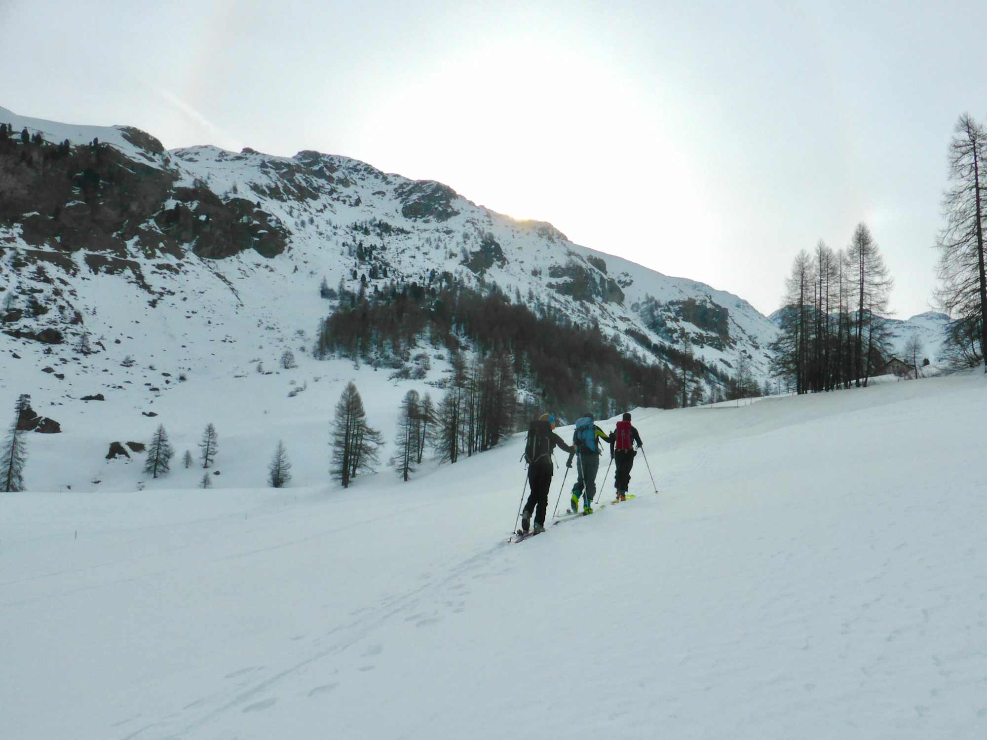 Piz Fora - Vorerst noch wenig steiler Aufstieg