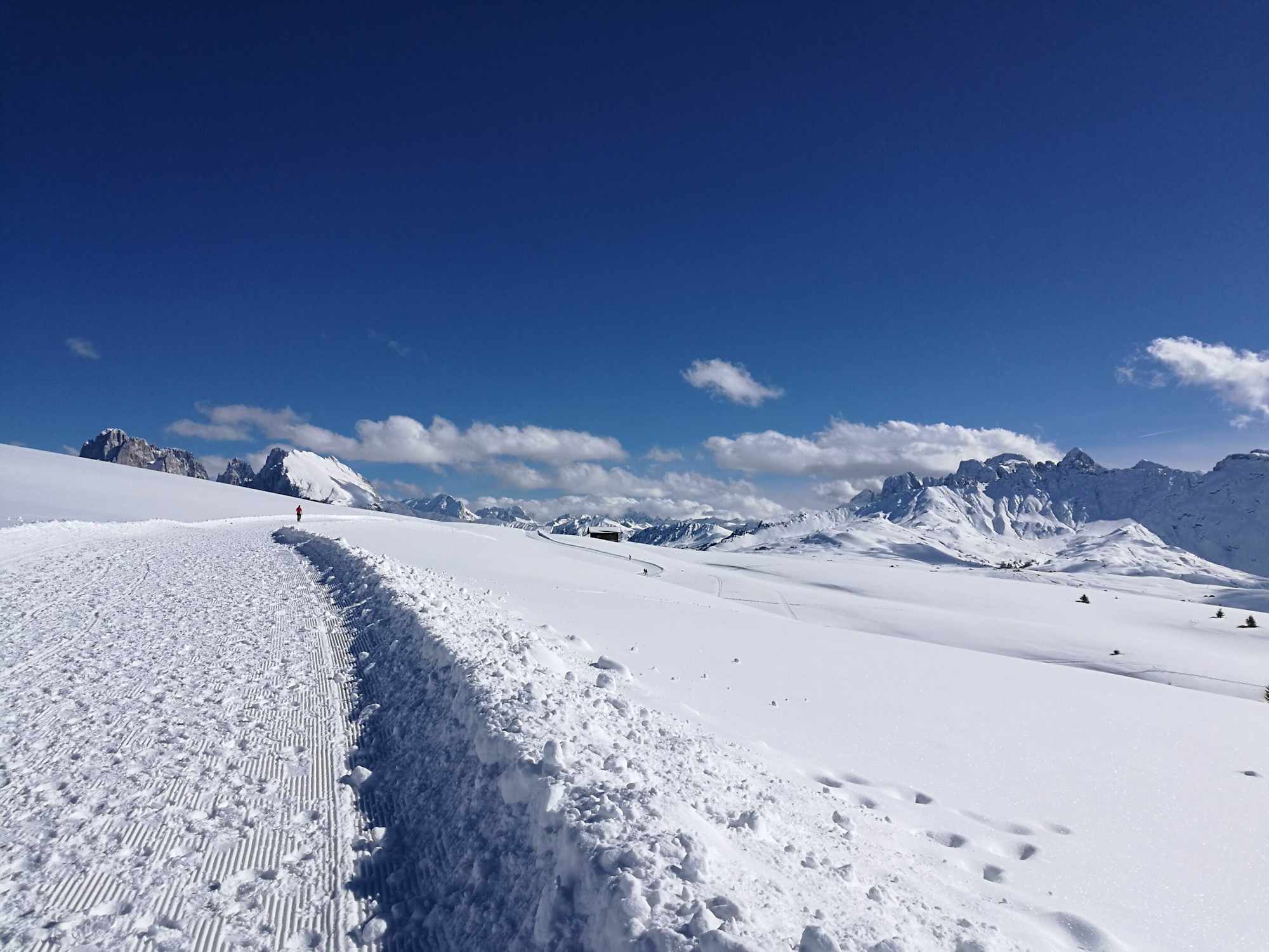 Winterwanderung am Puflatsch auf der Seiser Alm