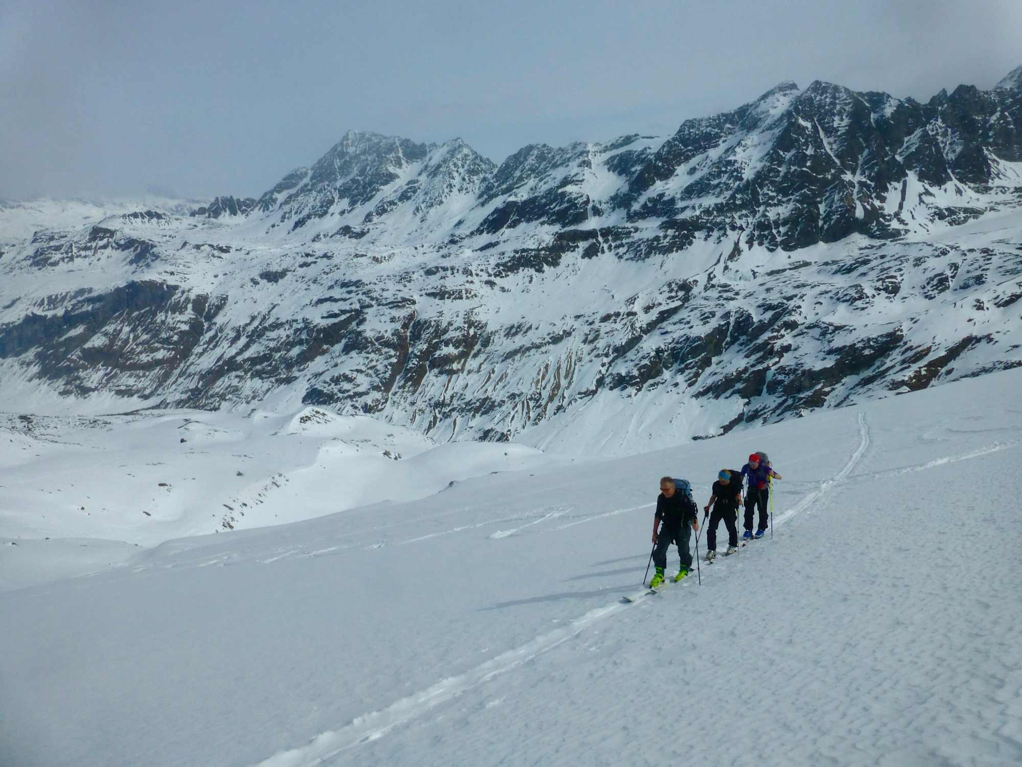 Piz Fora - Aufstieg über den Vadret dal Güz