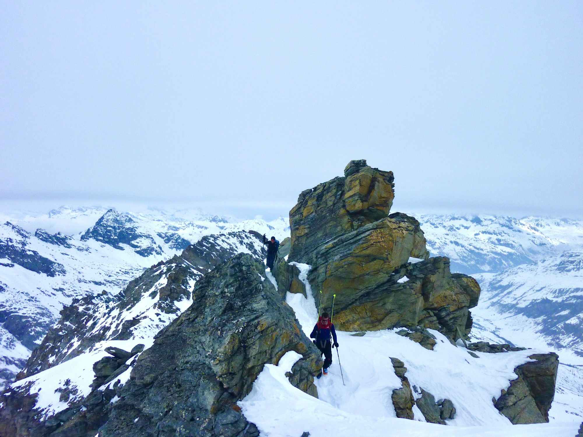 Piz Fora - Spannender Aufstieg über den Grat