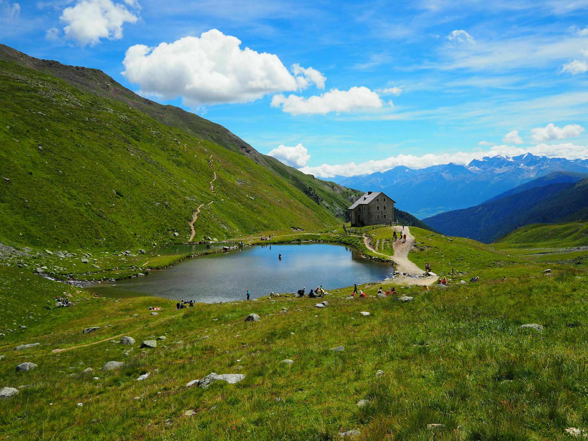 Alte Pforzheimerhütte mit Pforzheimer See