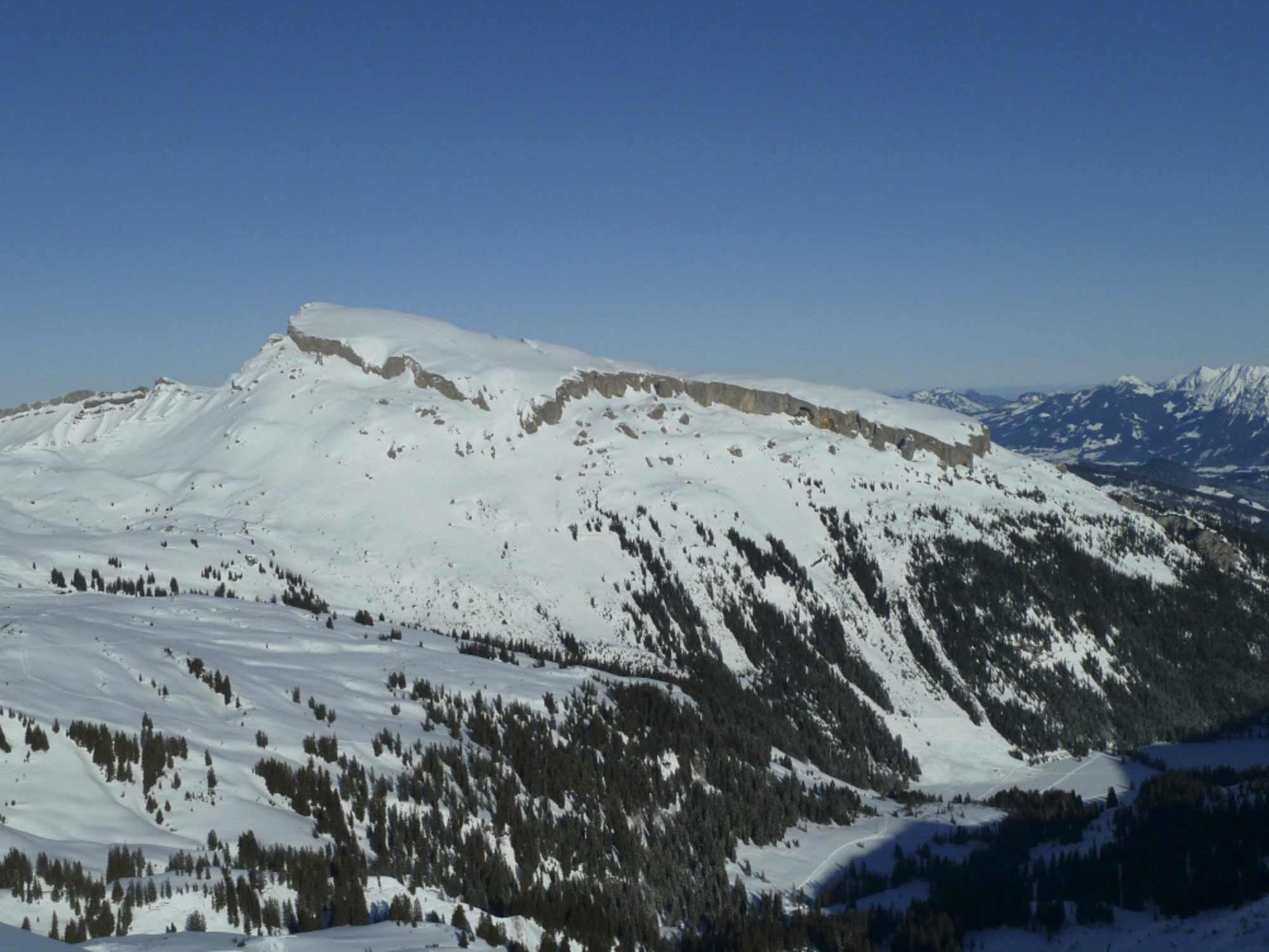 Blick zum Hohen Ifen vom Grünhorn