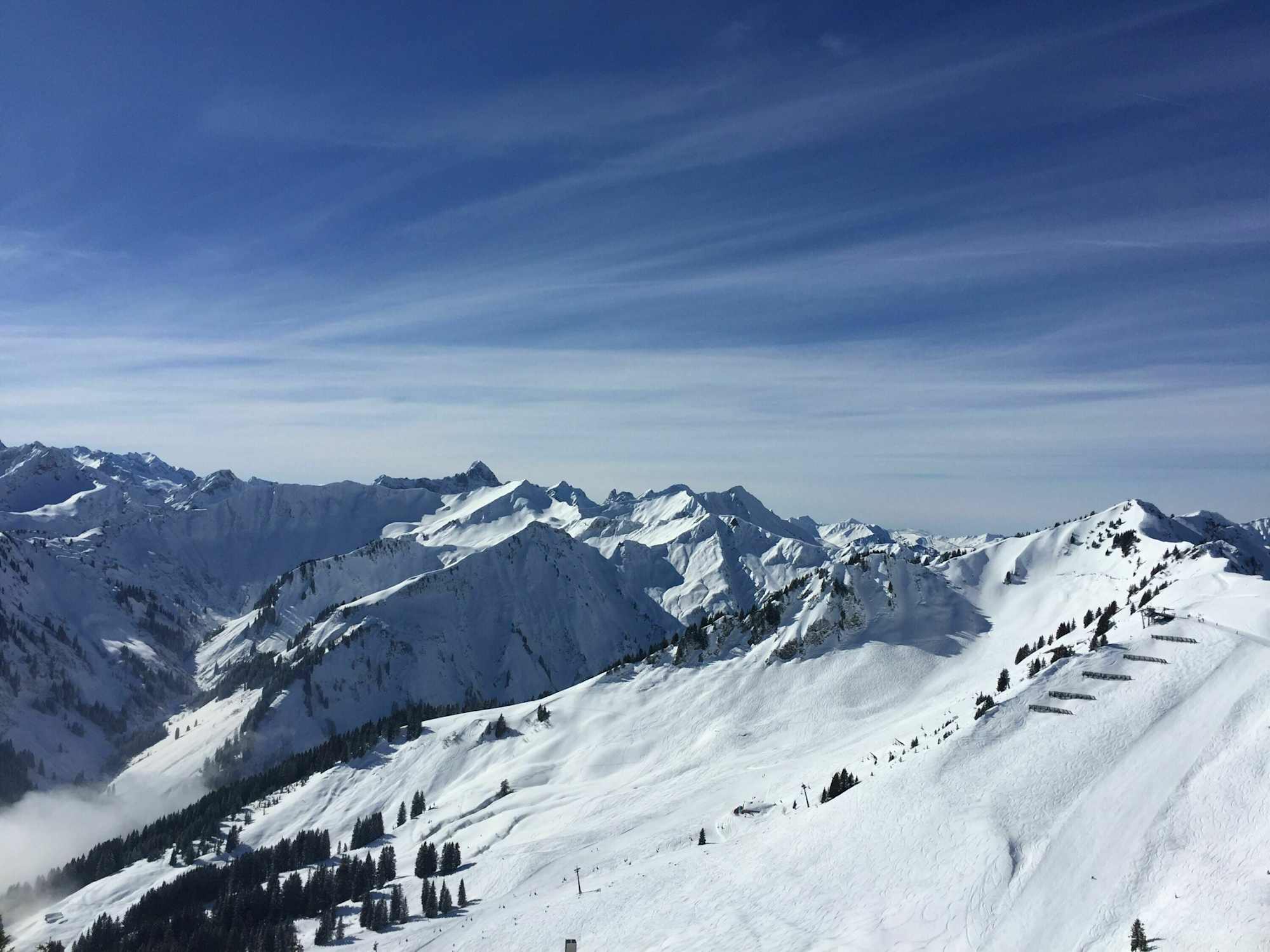 Schneeschuhtour Walmendingerhorn - Obere Luechlealpe