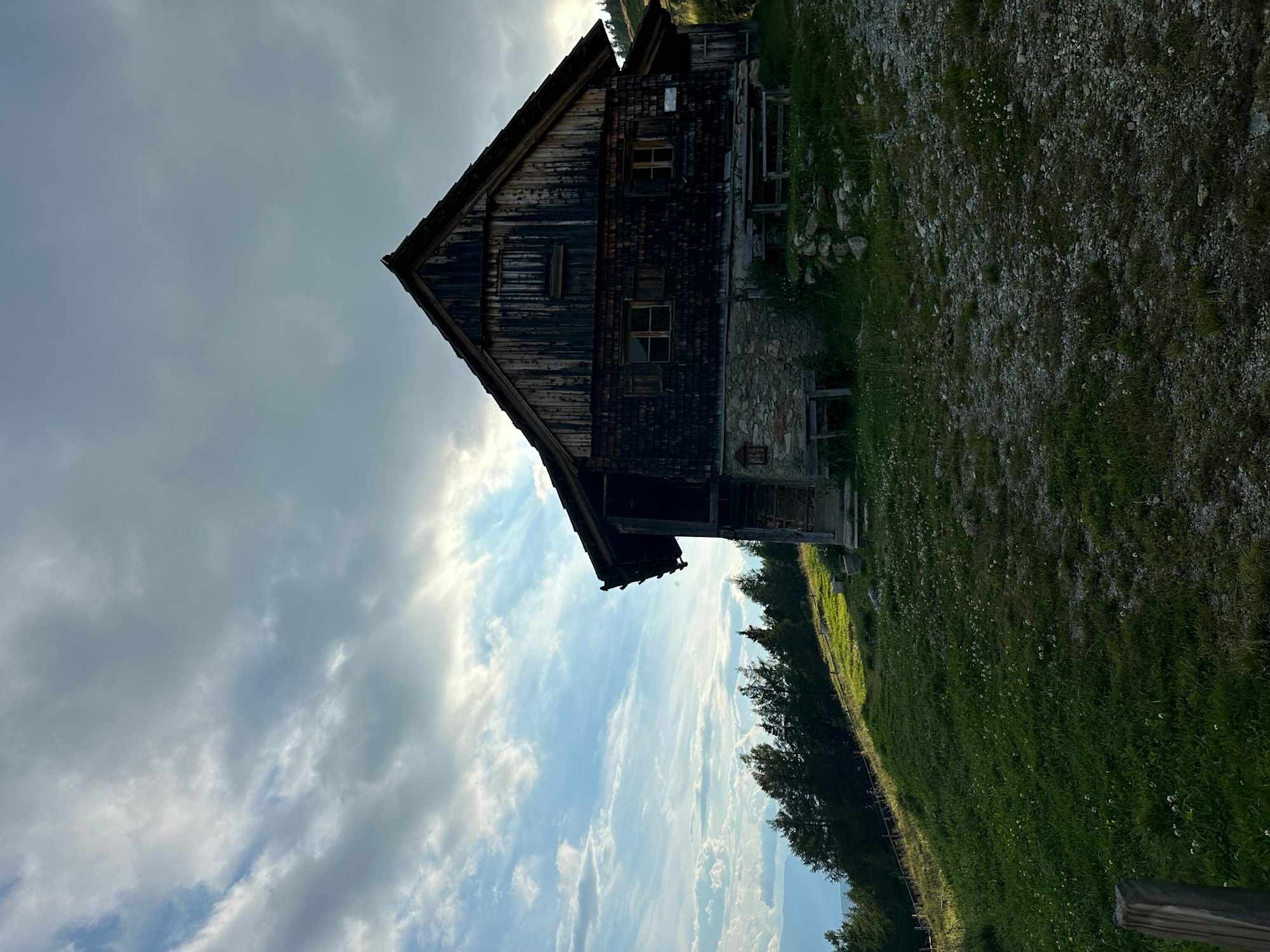 Die alte Halterhütte auf halbem Weg zum Preber.