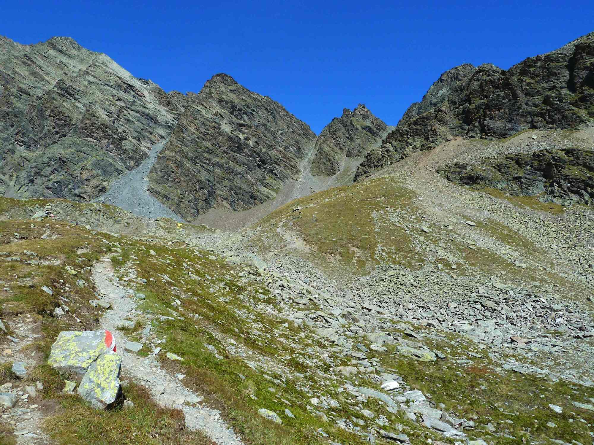 Anstieg vom Westfalenhaus zur Schöntalspitze