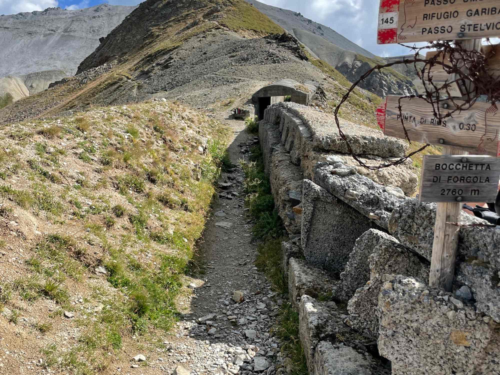 Auf der Bocchetta di Forcola