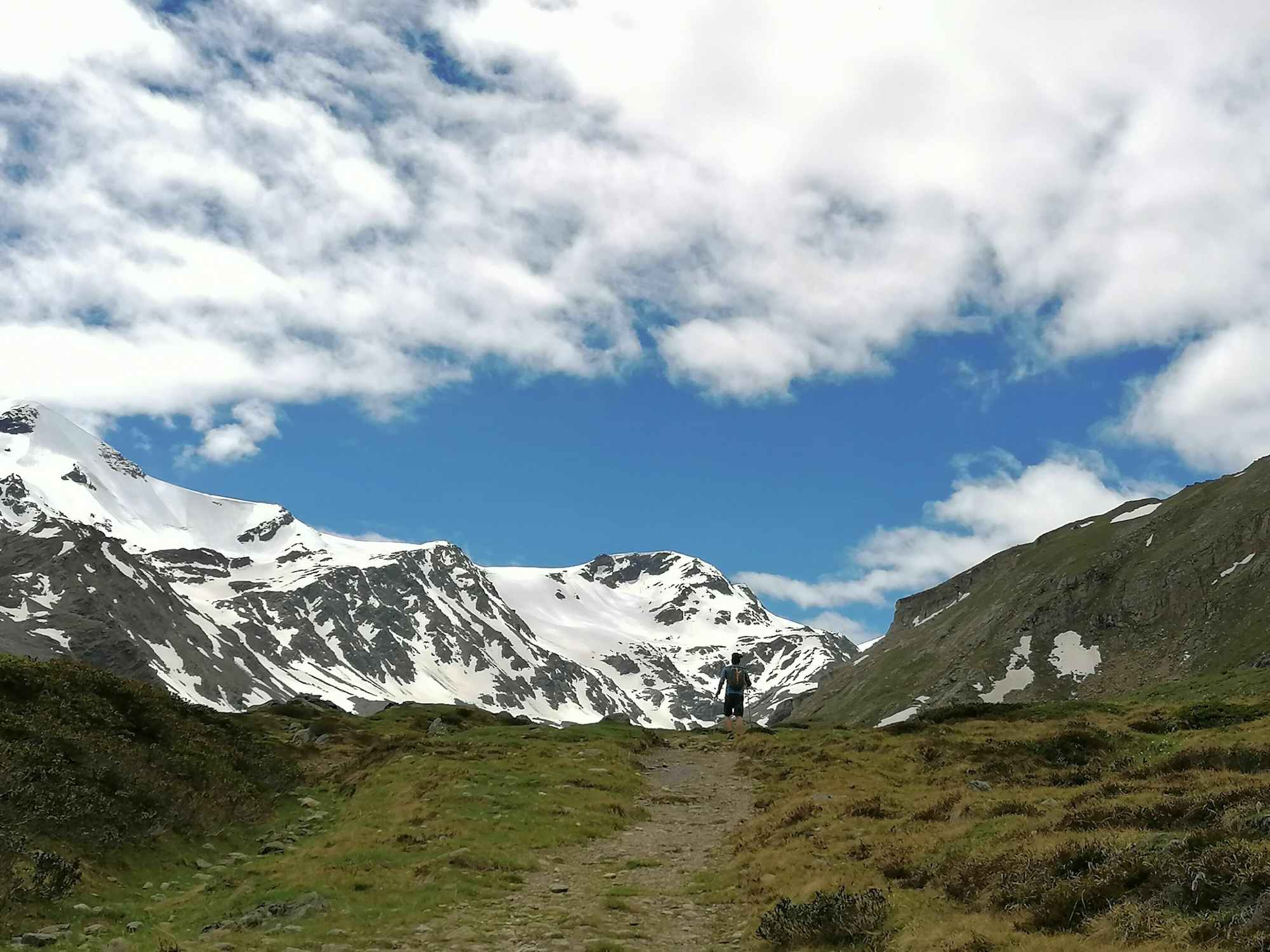 Der Weg von der Zufall- zur Casatihütte und Pizzinihütte 