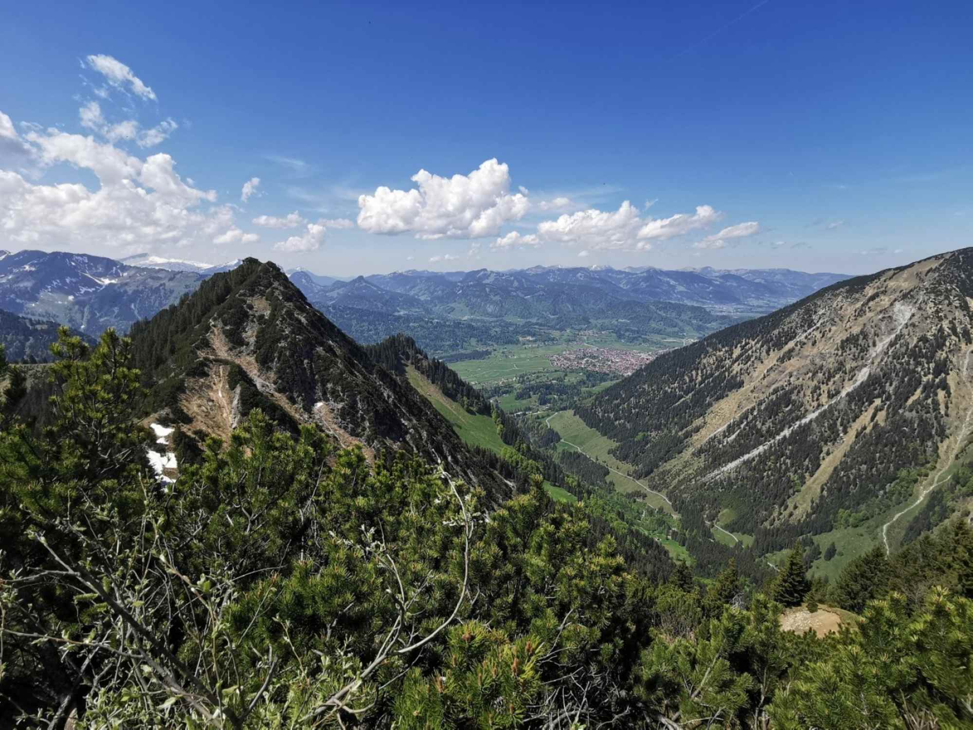 Ausblick vom Hahnenkopf
