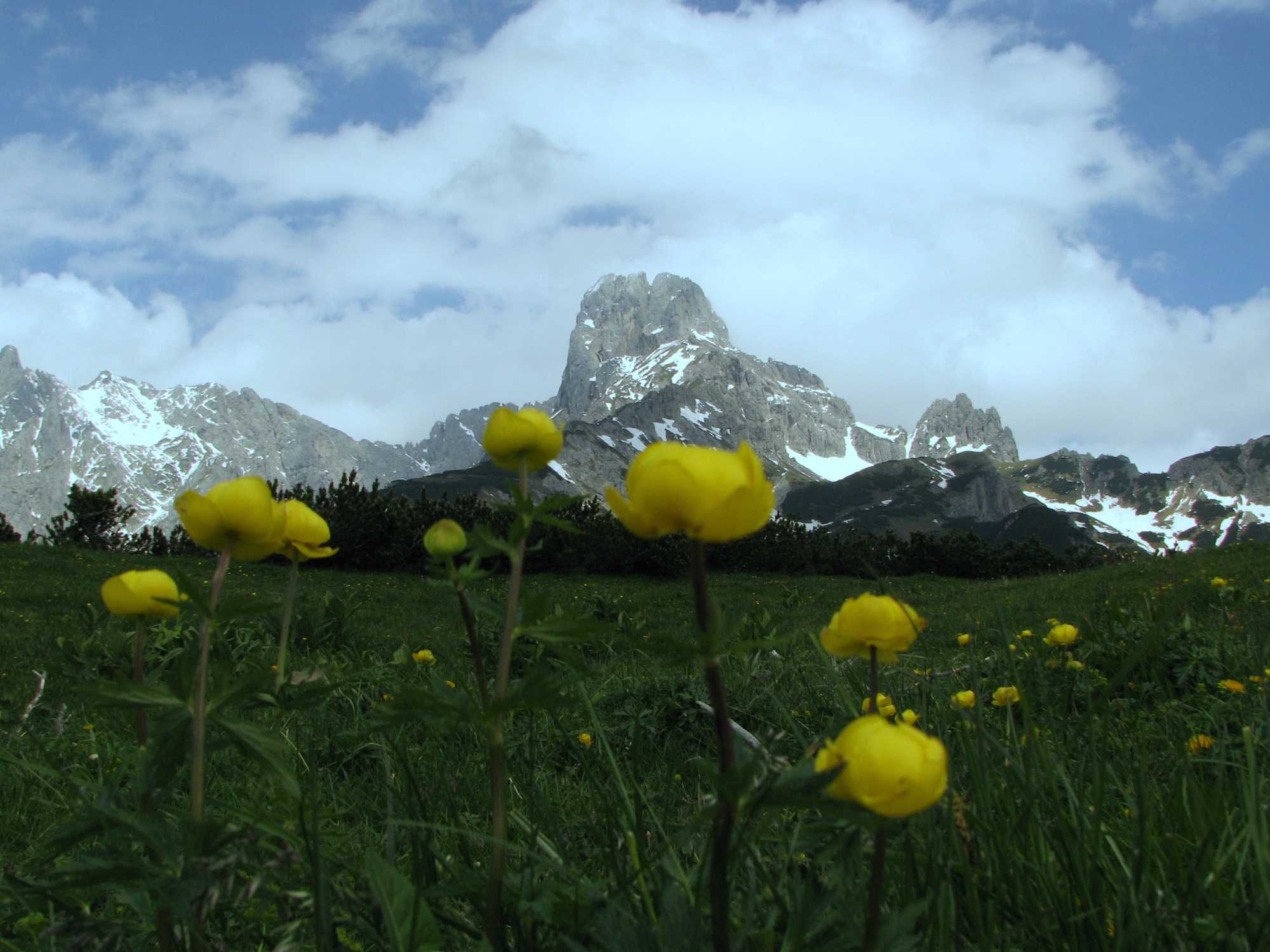 Blick auf die Bischofsmütze