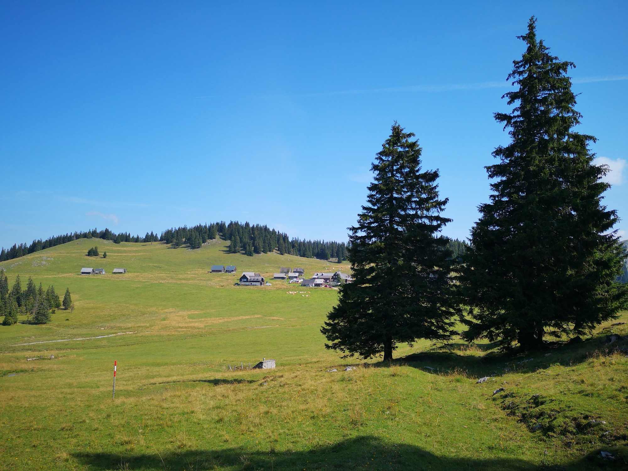 Blick auf die Hinteralm