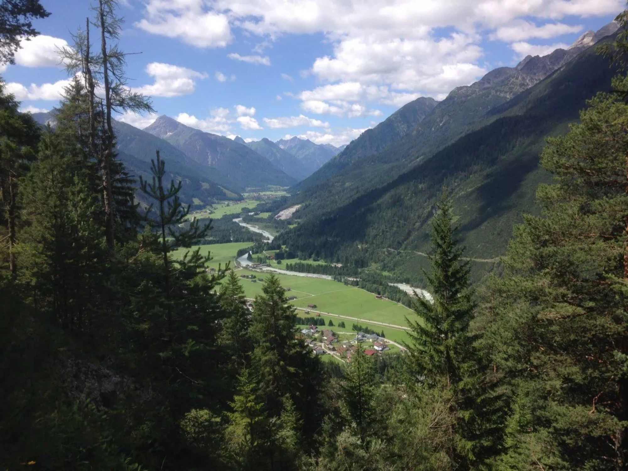 Blick von der Stablalm ins Obere Lechtal.