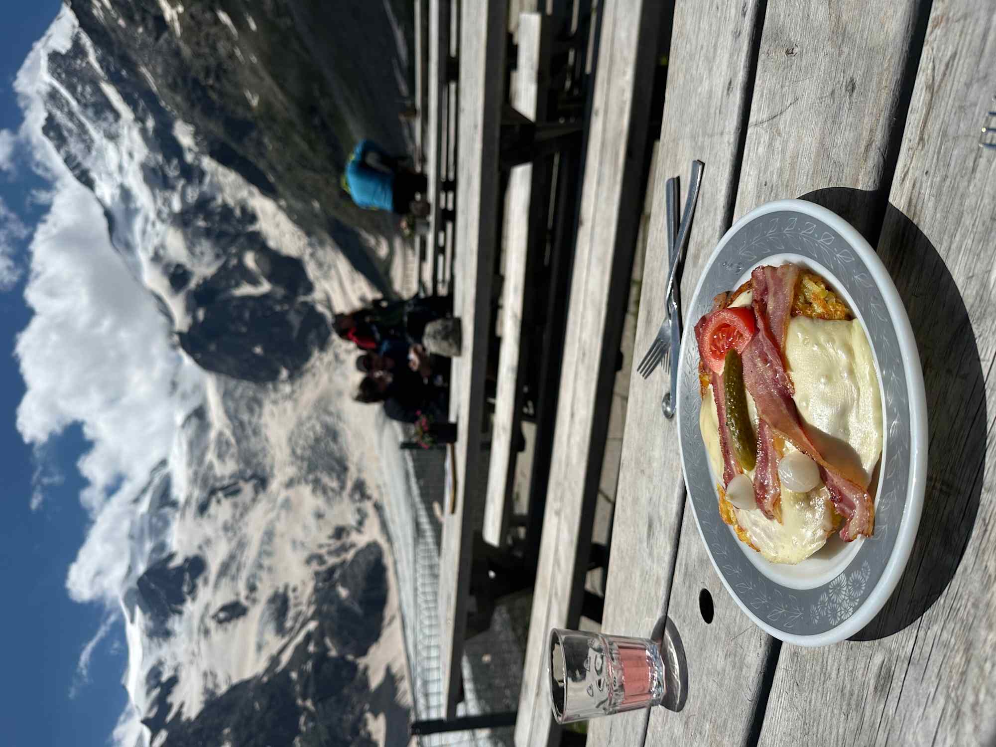 Rösti auf der Boval Hütte