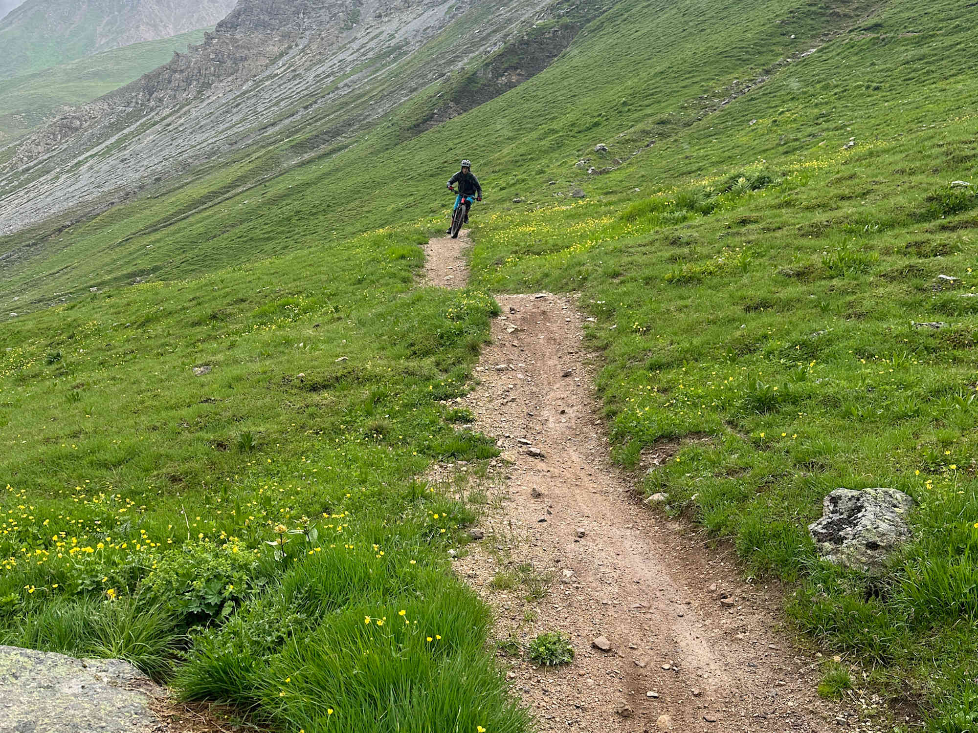 Flowtrail vom Pass Chaschauna