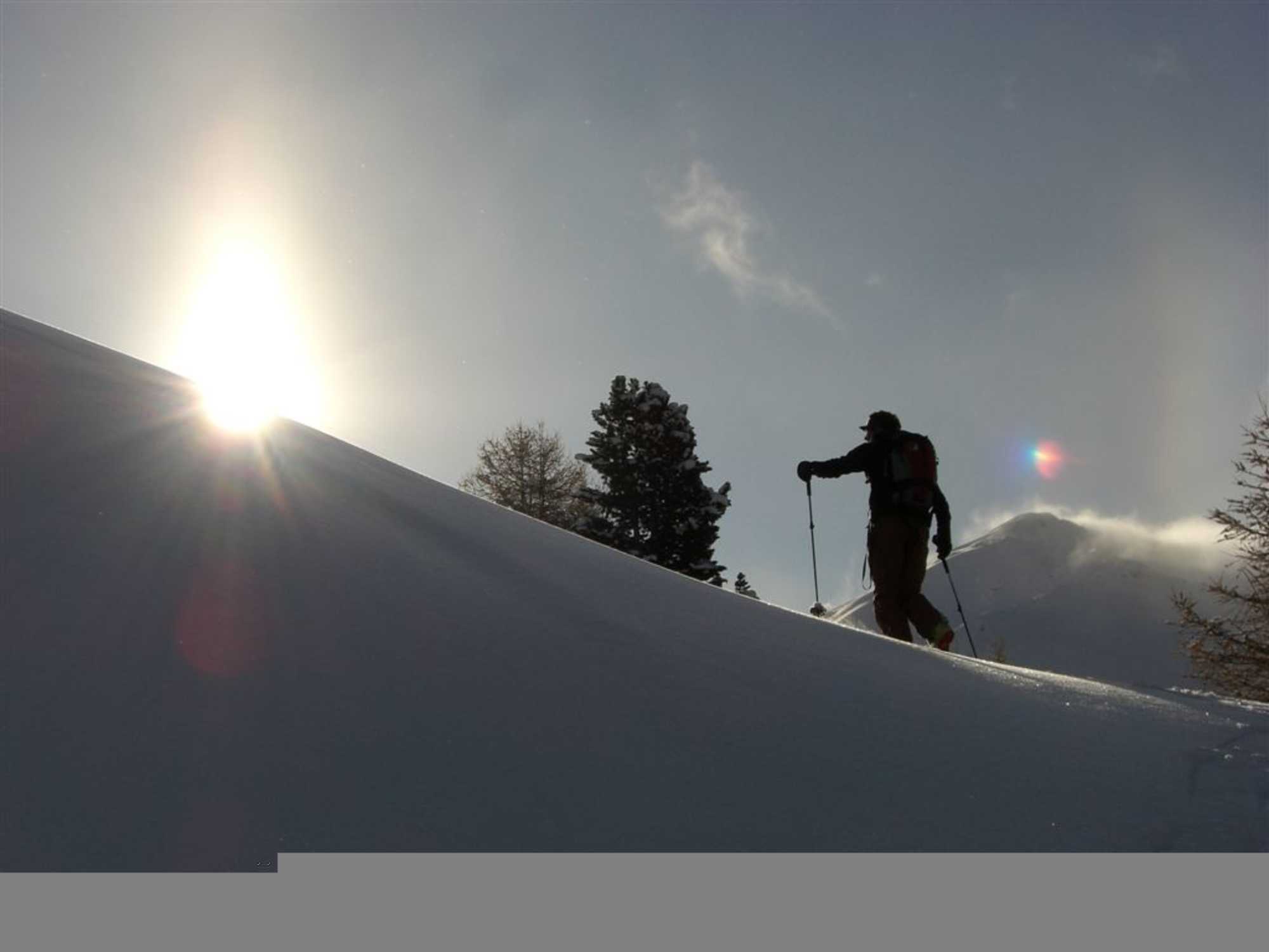 Skitour im Skigebiet Watles