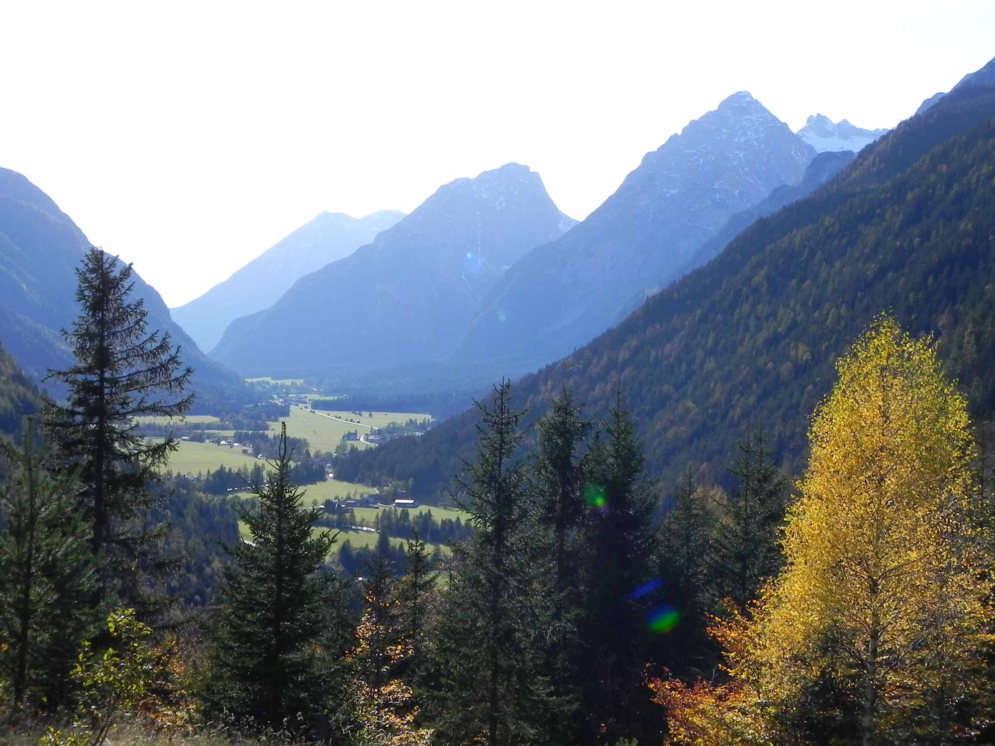Blick in Richtung Leutasch