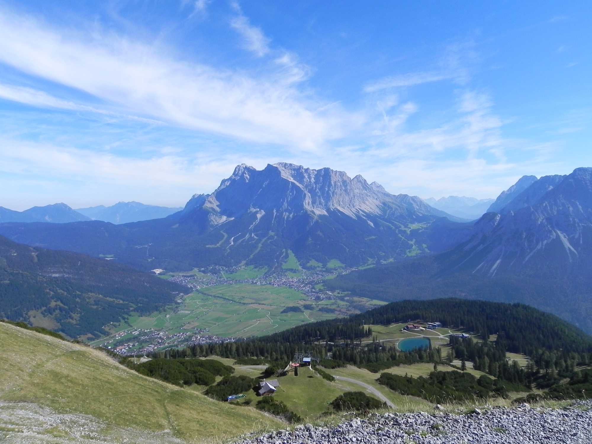 Ausblick zur Zugspitze