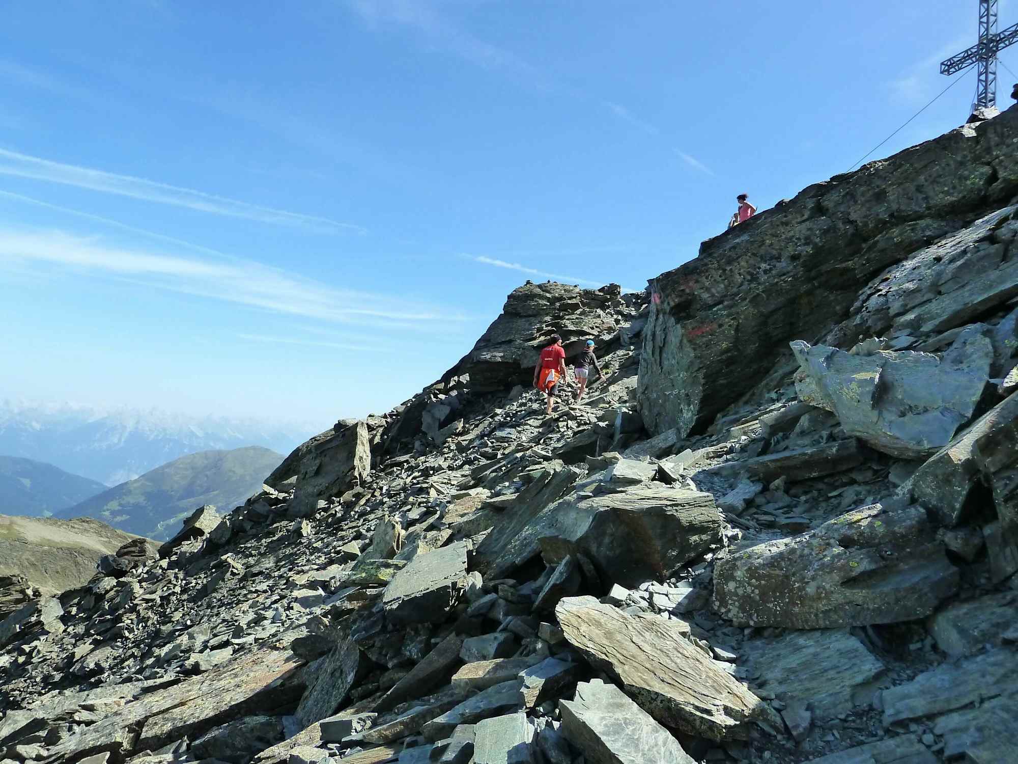 Letzte Meter zur Schöntalspitze