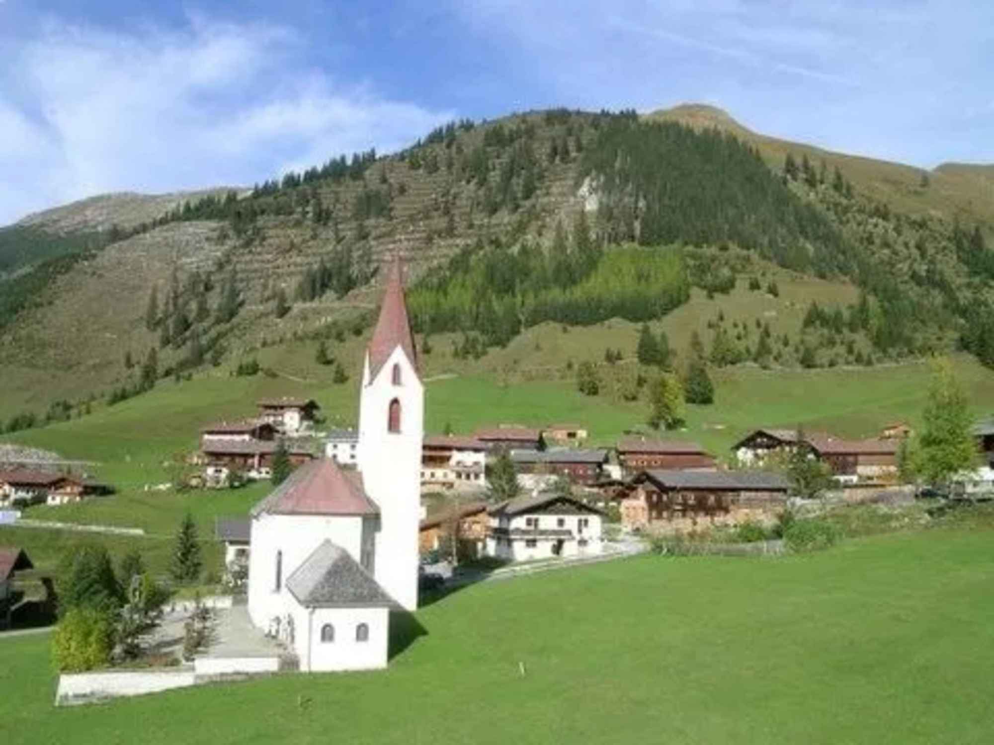 Der hübsche Ort Gramais im Tiroler Lechtal.
