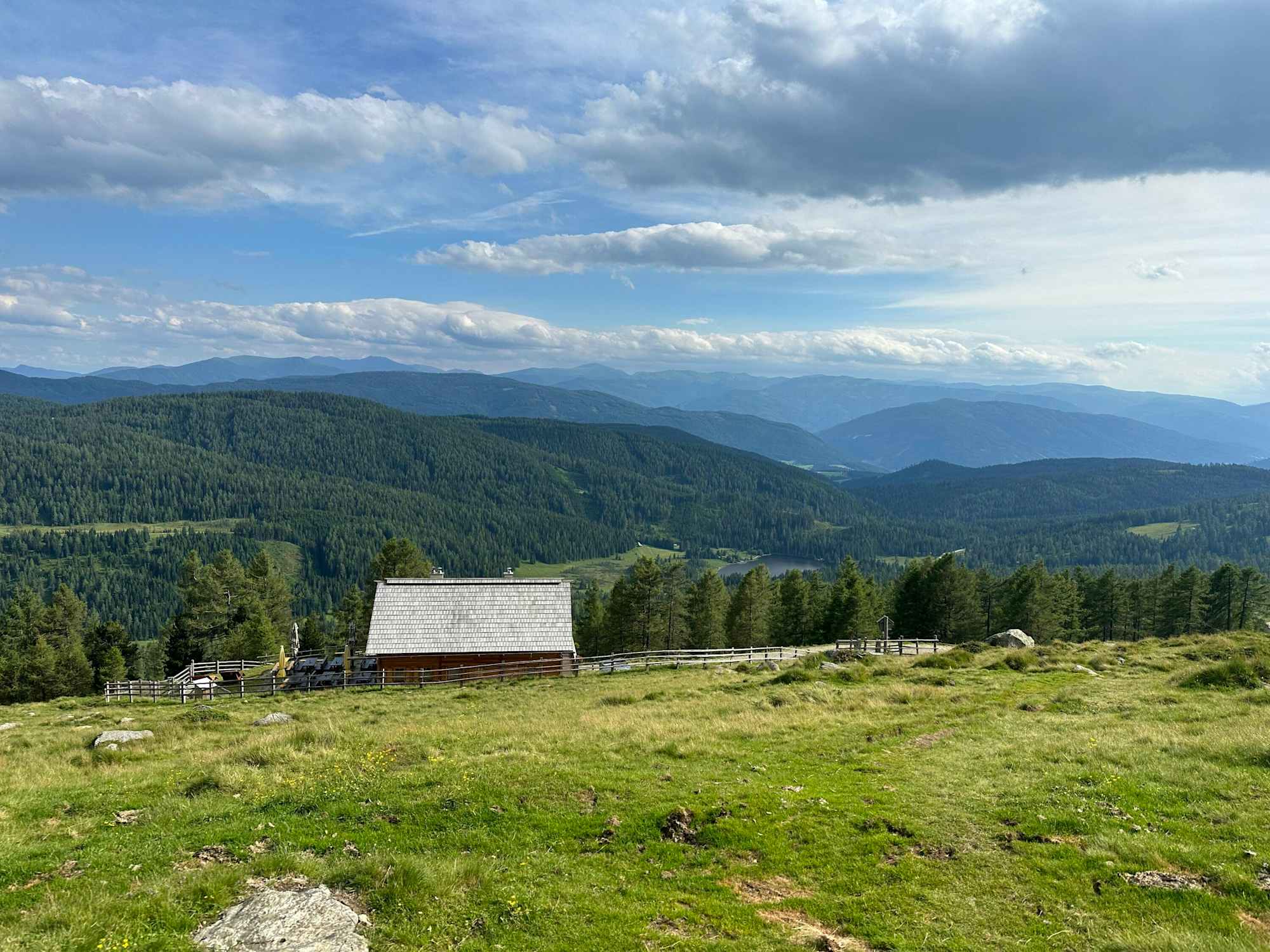 Die Halterhütte am Weg zum Preber