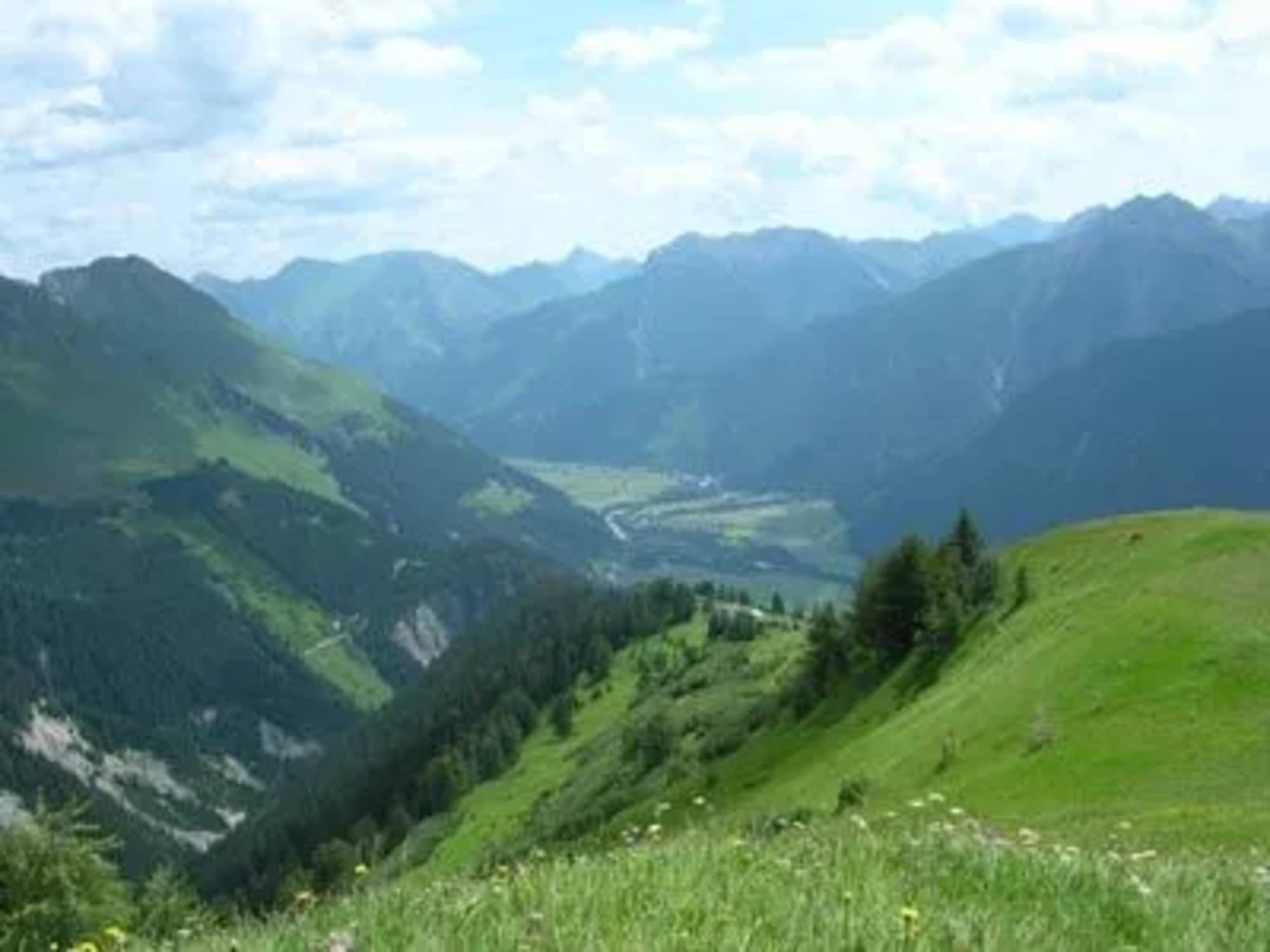 Herrlicher Ausblick ins Tiroler Lechtal