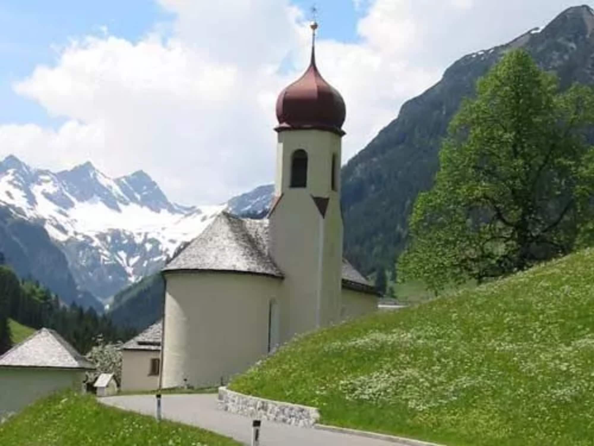 Die Kirche von Hinterhornbach