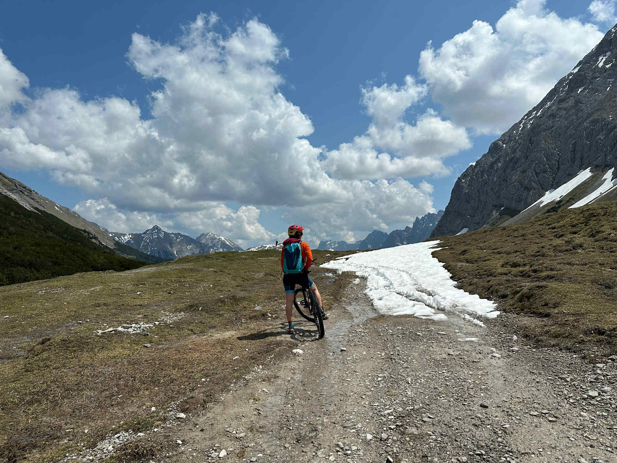 Hochalmsattel nach dem Karwendelhaus